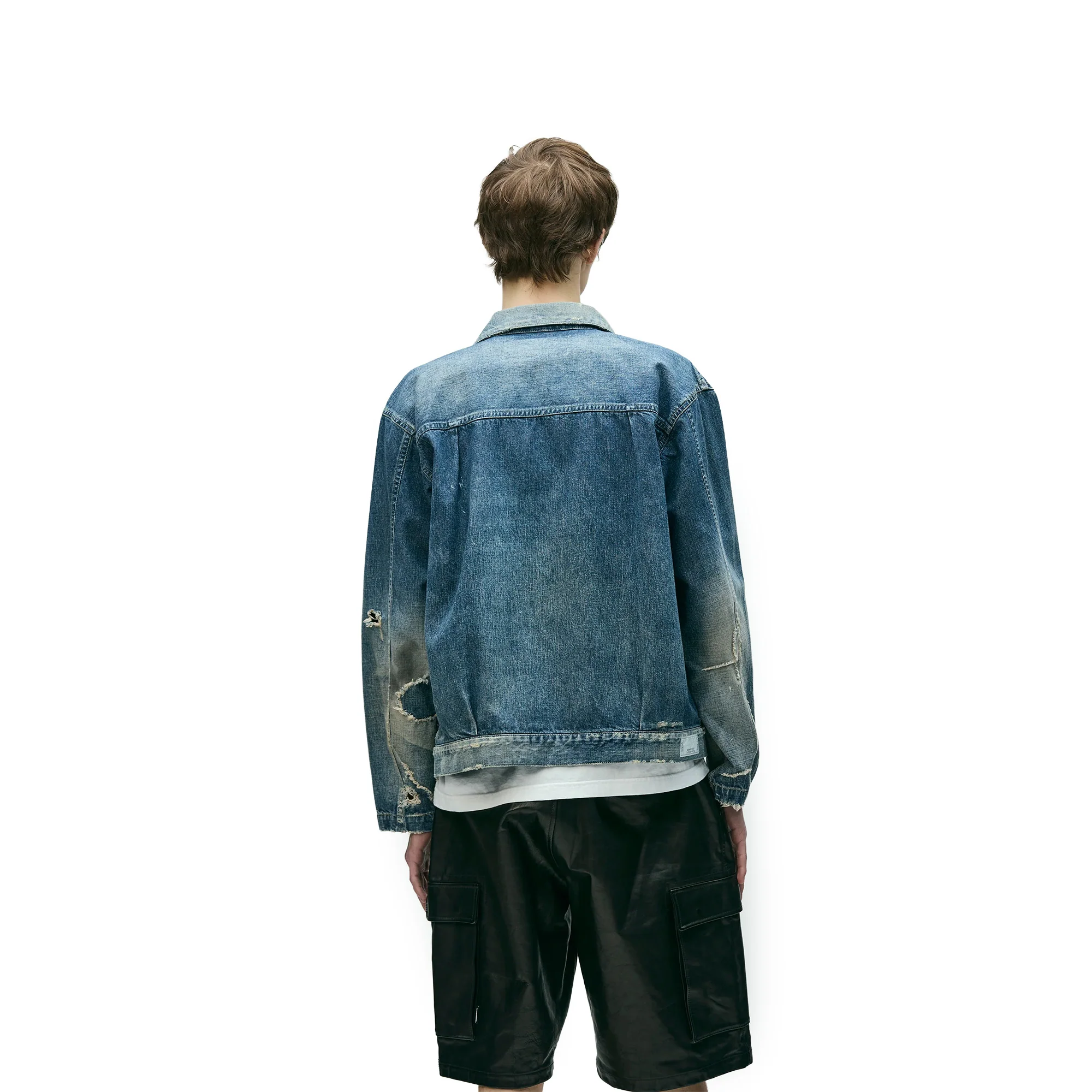Neighborhood Savage LW Denim Zip Jacket 'Indigo' - Image 5