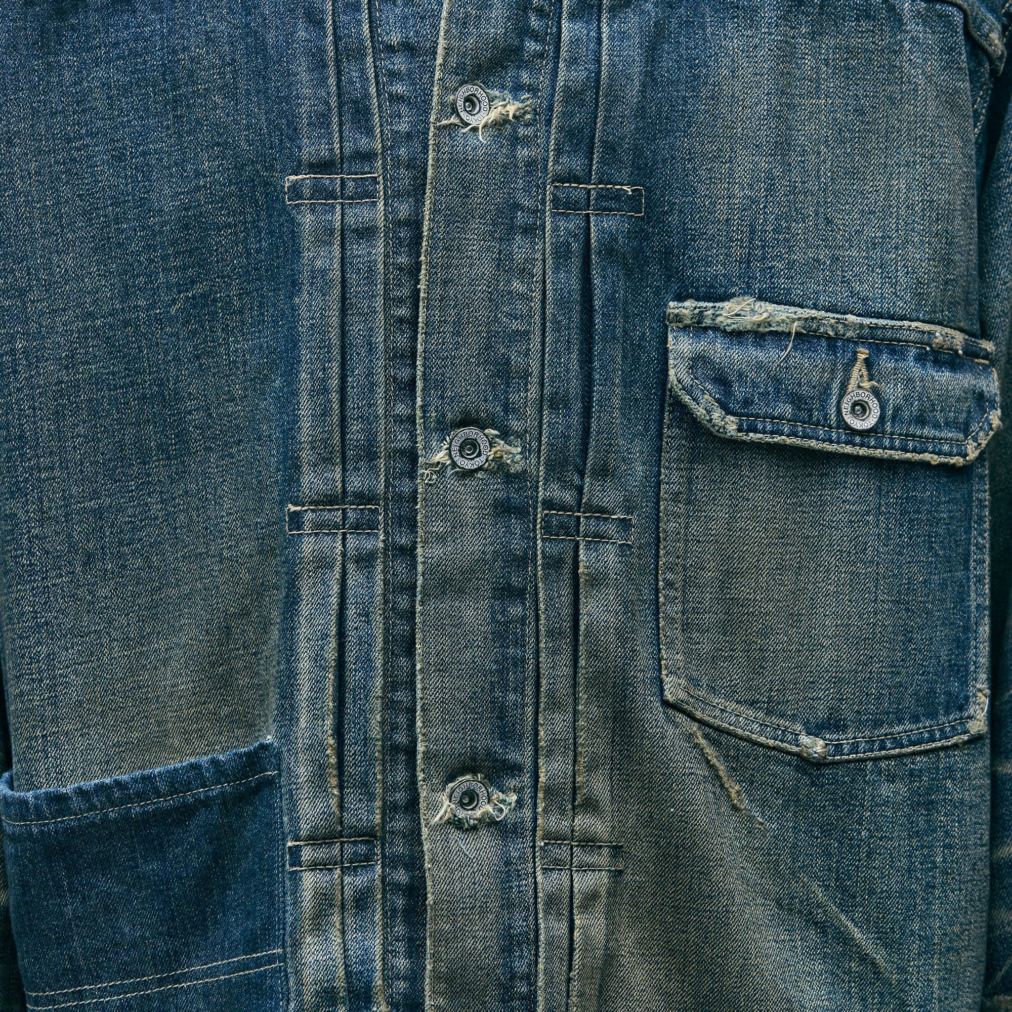Neighborhood Savage Type-1 Jacket 'Indigo' - Image 3