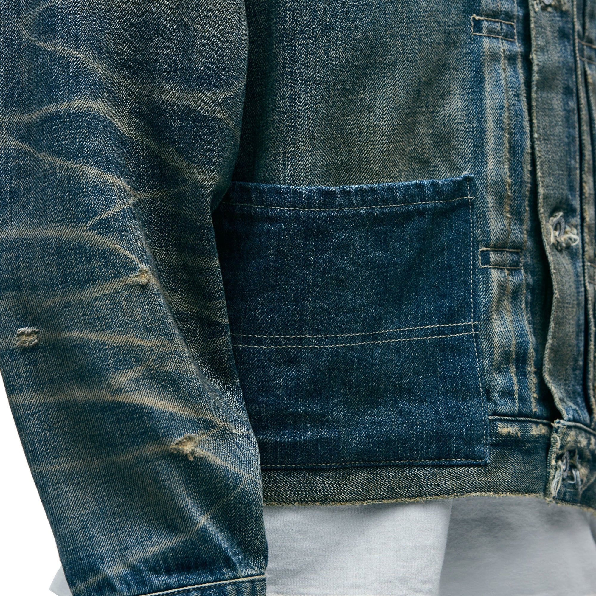 Neighborhood Savage Type-1 Jacket 'Indigo' - Image 4