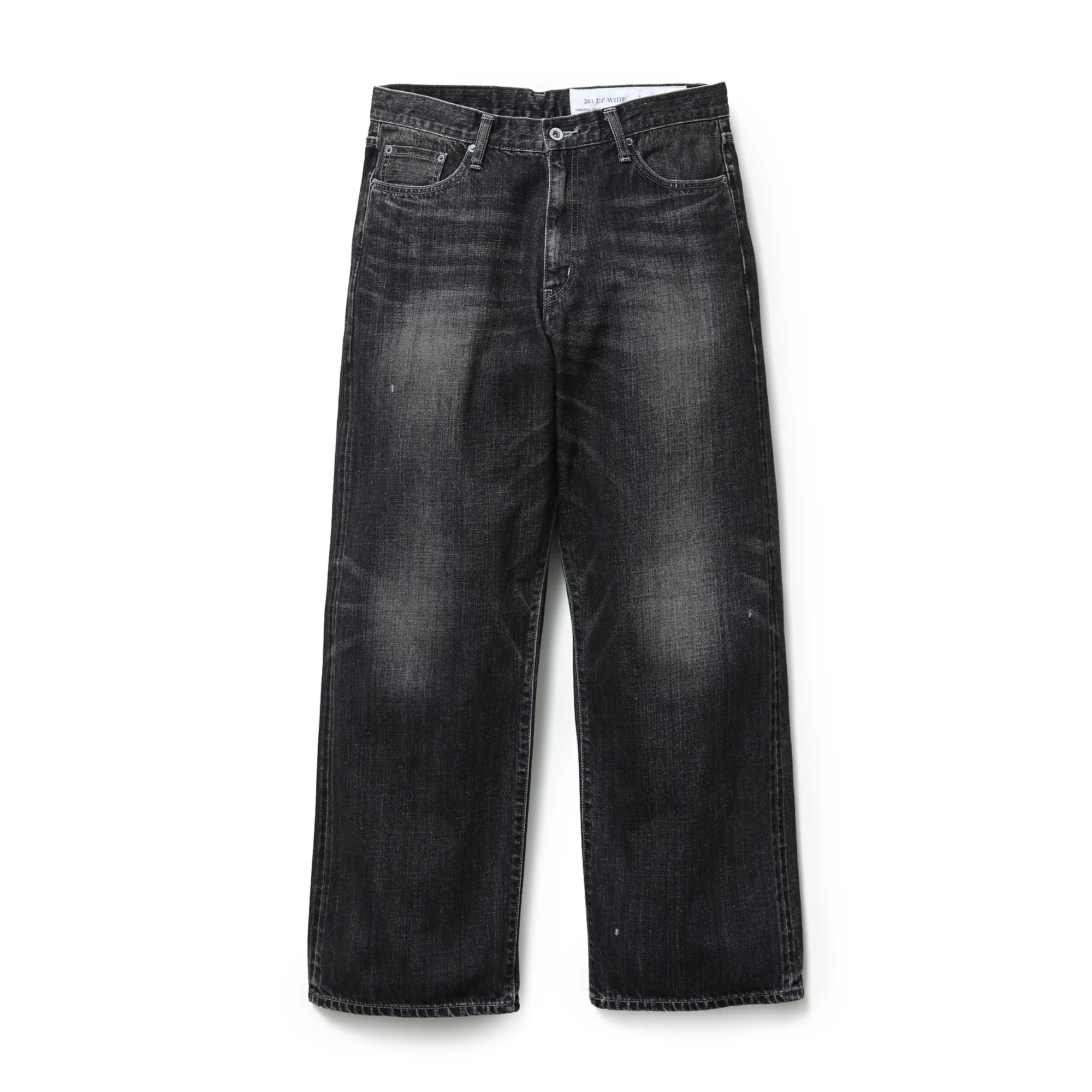 Neighborhood Washed DP Wide Denim Pants 'Black'