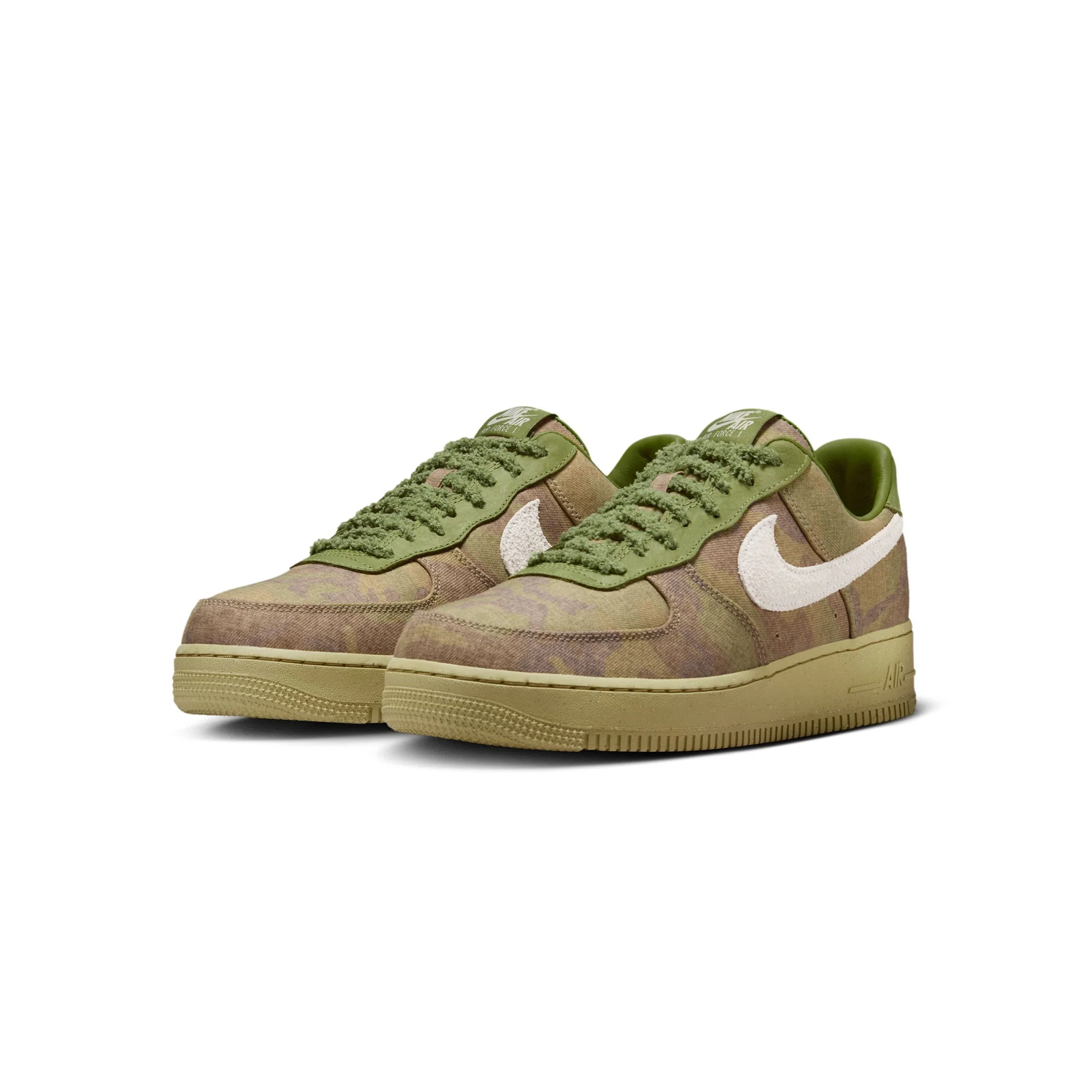 Nike Air Force 1 Low QS Camo 'Asparagus/Wheat Grass' - Image 2