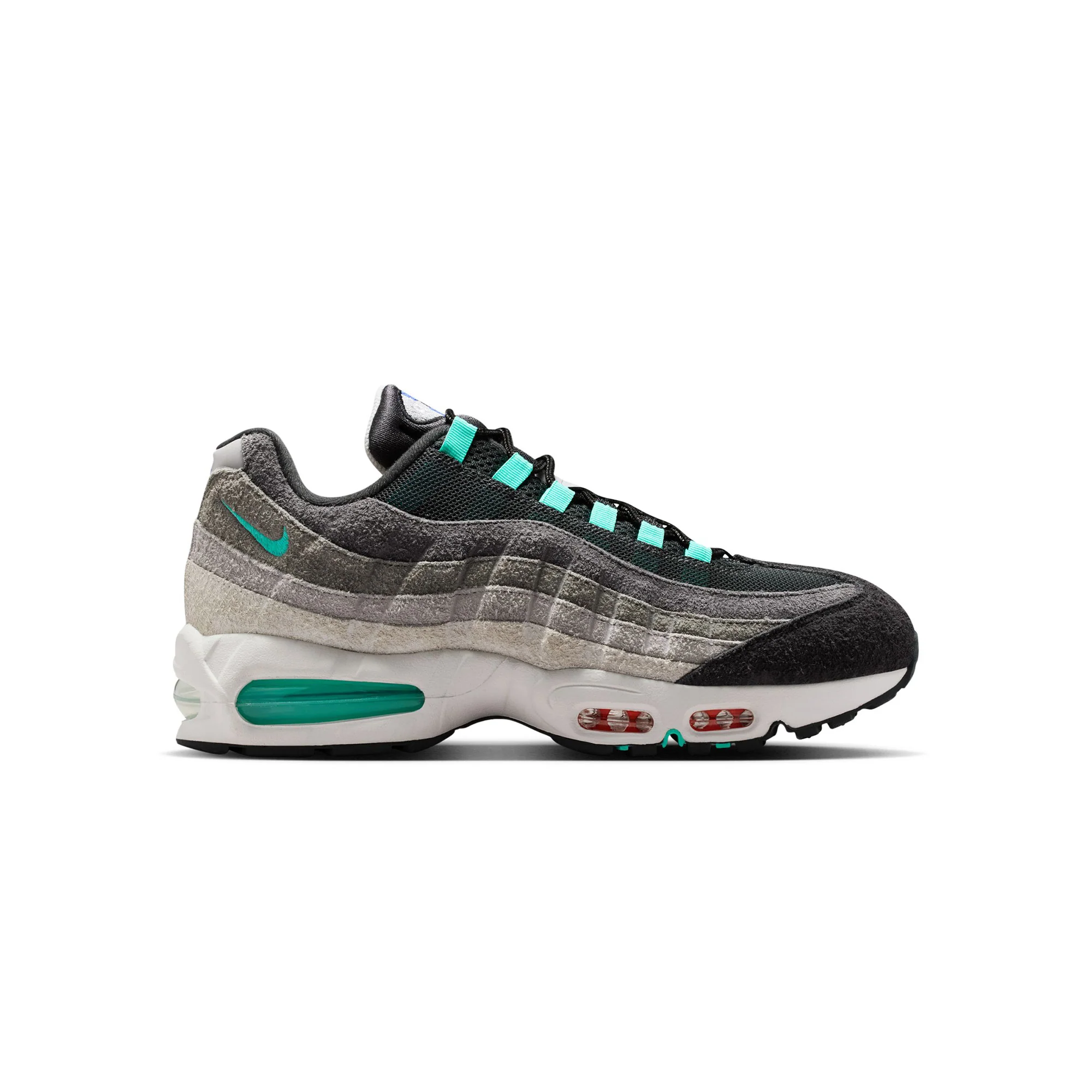 Nike Air Max 95 Big Bubble PRM 'Hyper Turquoise/Volt/Solar Red' - Image 2