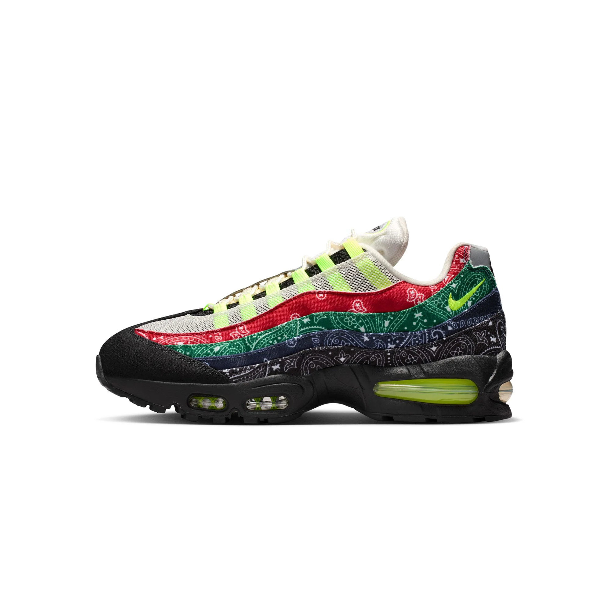 Nike Air Max 95 Big Bubble 'Sail/Volt/University Red'