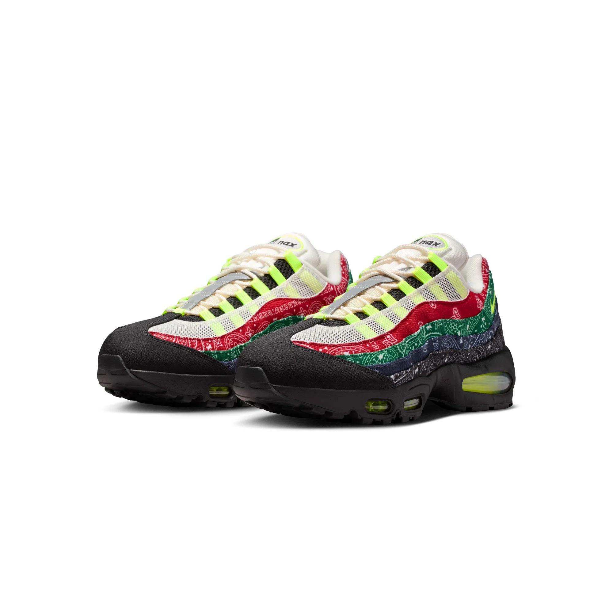 Nike Air Max 95 Big Bubble 'Sail/Volt/University Red' - Image 2