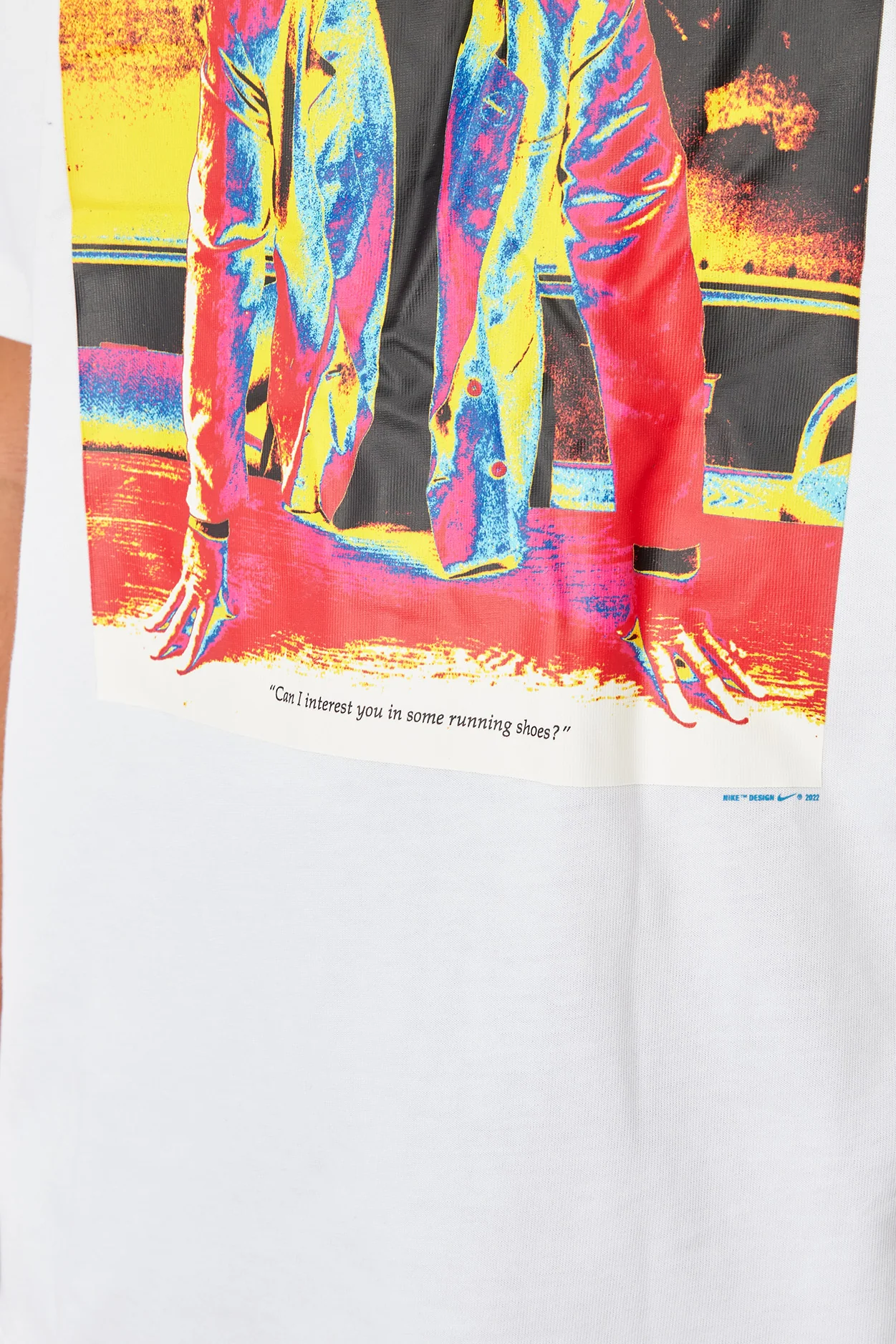 Nike Mens Fearless Phil Tee 'White' - Image 4