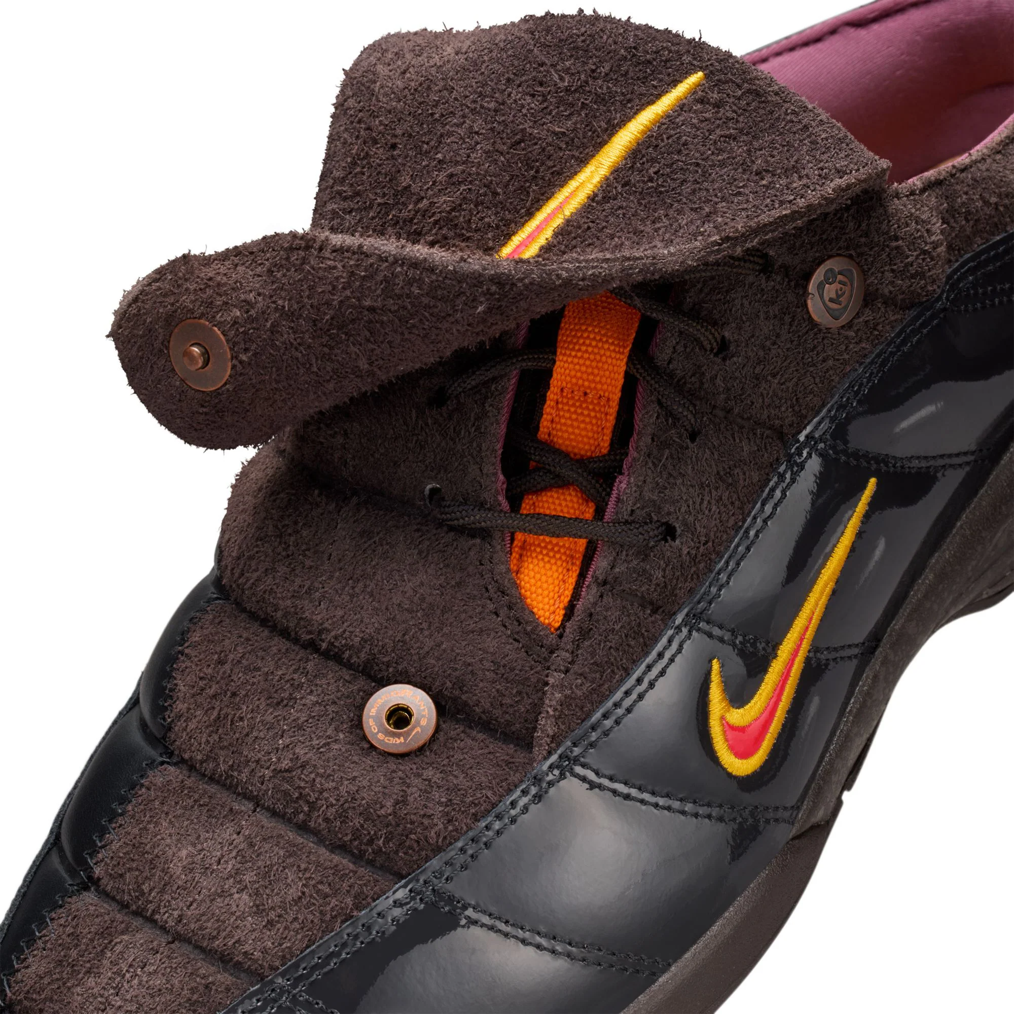 Nike x KOI T90 Mule 'Velvet Brown/University Gold' - Image 6
