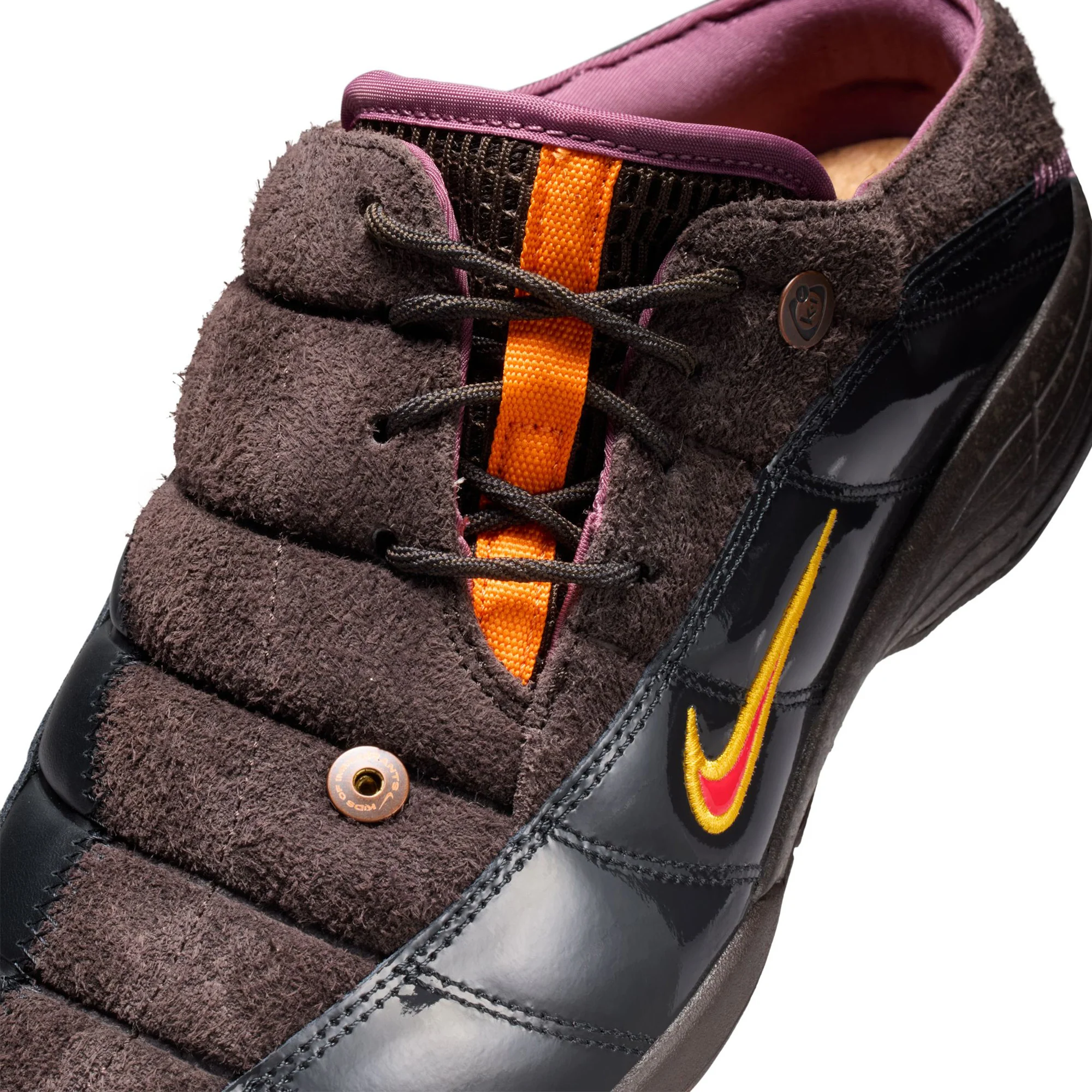 Nike x KOI T90 Mule 'Velvet Brown/University Gold' - Image 7