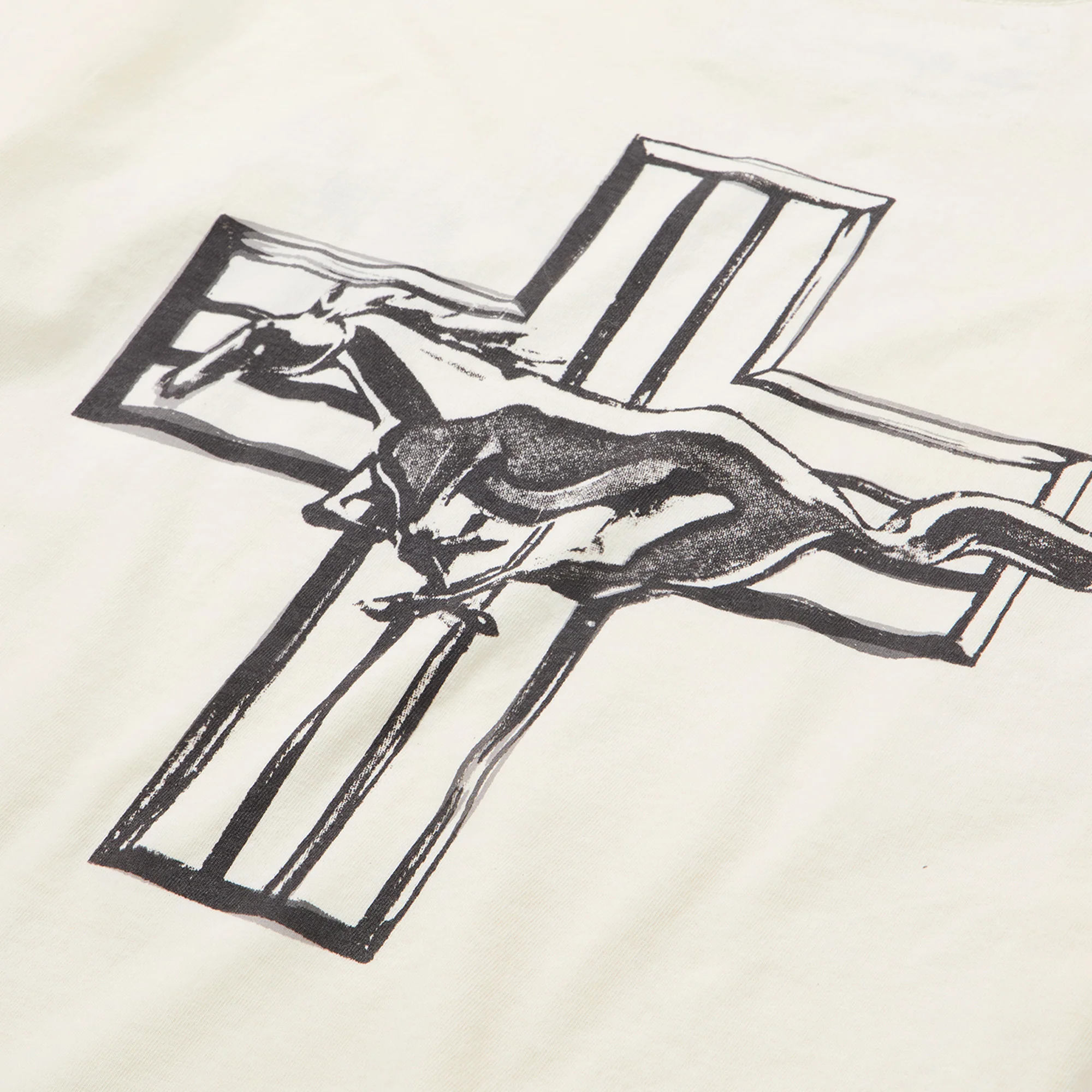 One of These Days Mustang Cross Tee 'Bone' - Image 3