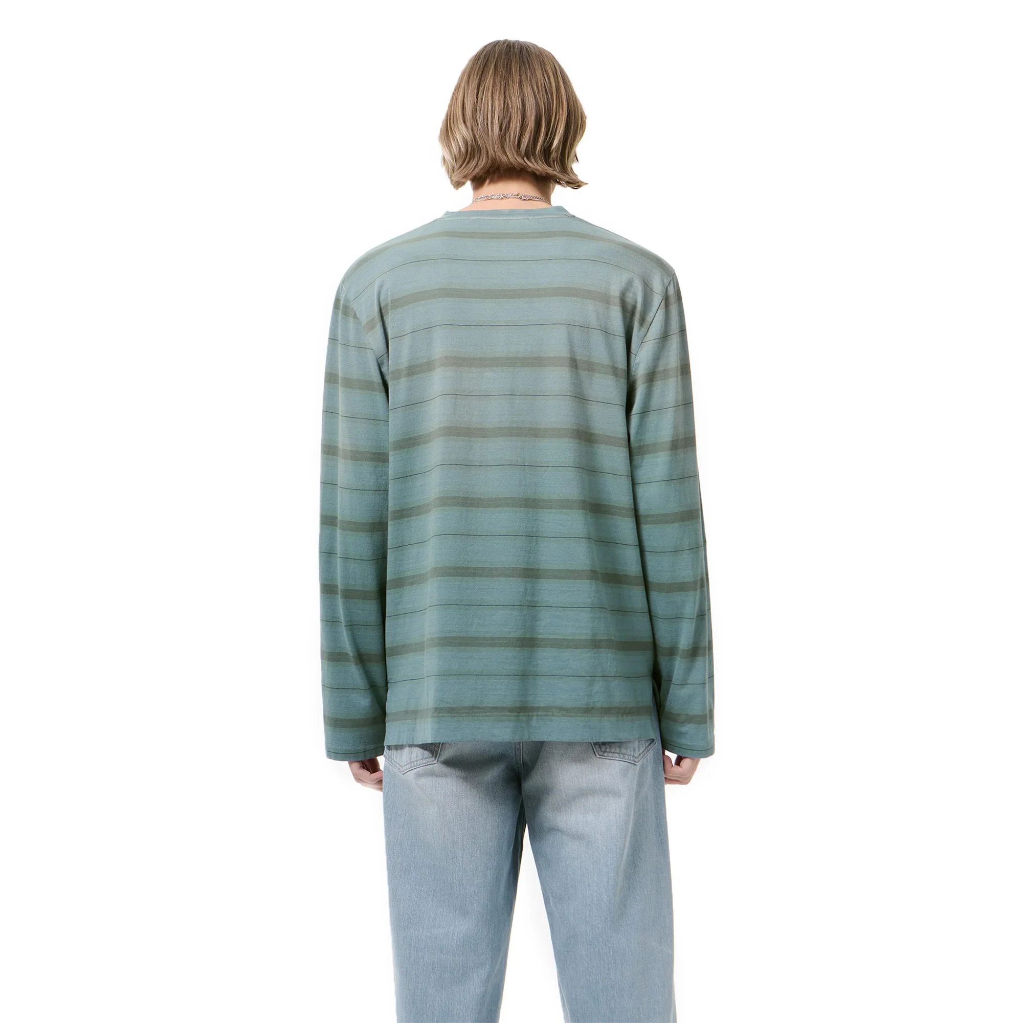 Our Legacy Box LS Tee 'Spray Fade/Ghost Stripe' - Image 3