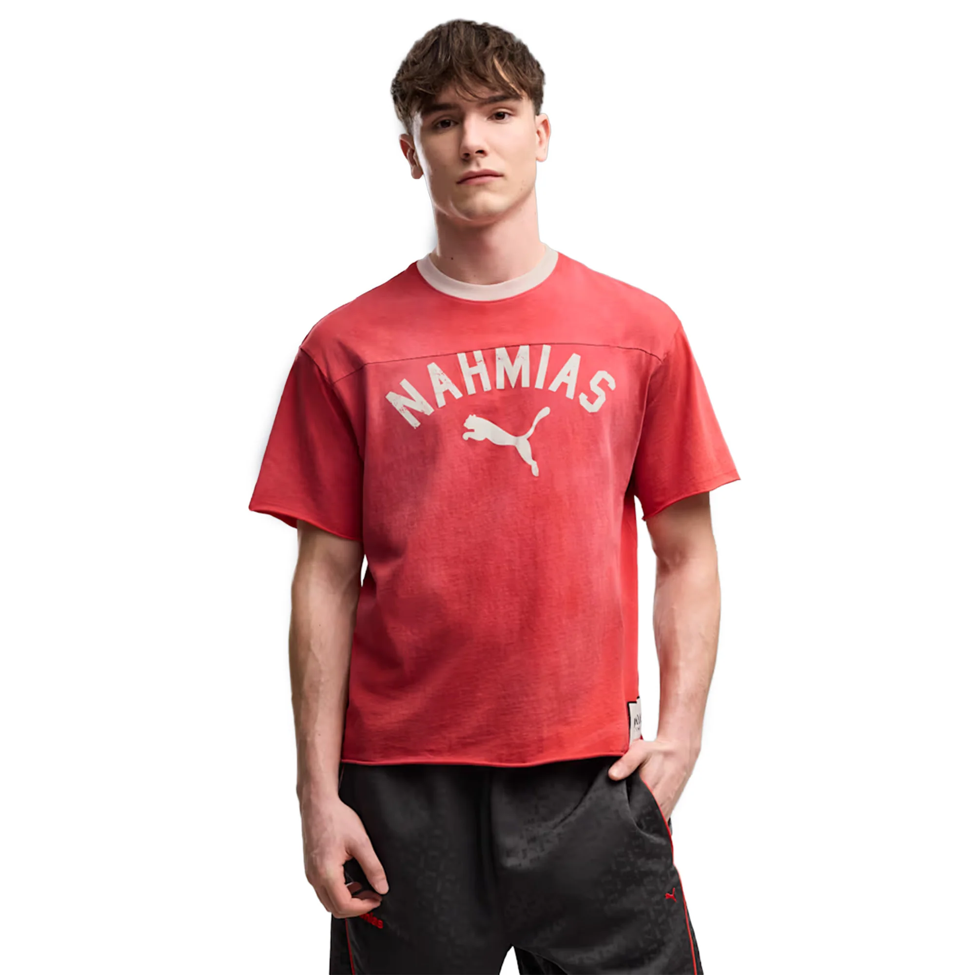 Puma x Nahmias Graphic Tee 'Candy Apple' - Image 3