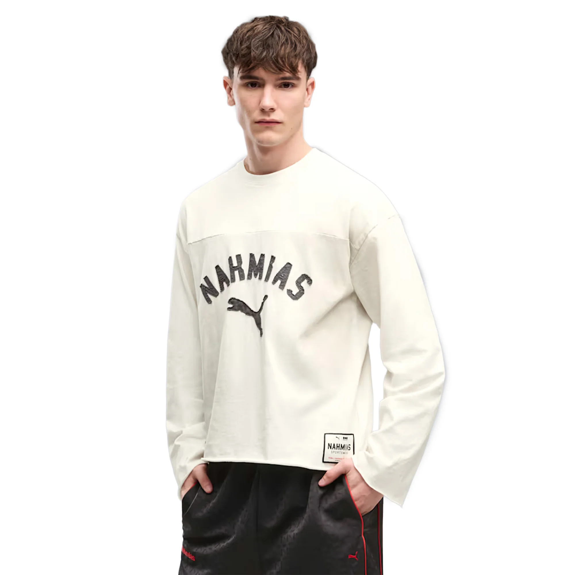 Puma x Nahmias LS Tee 'Warm White' - Image 3