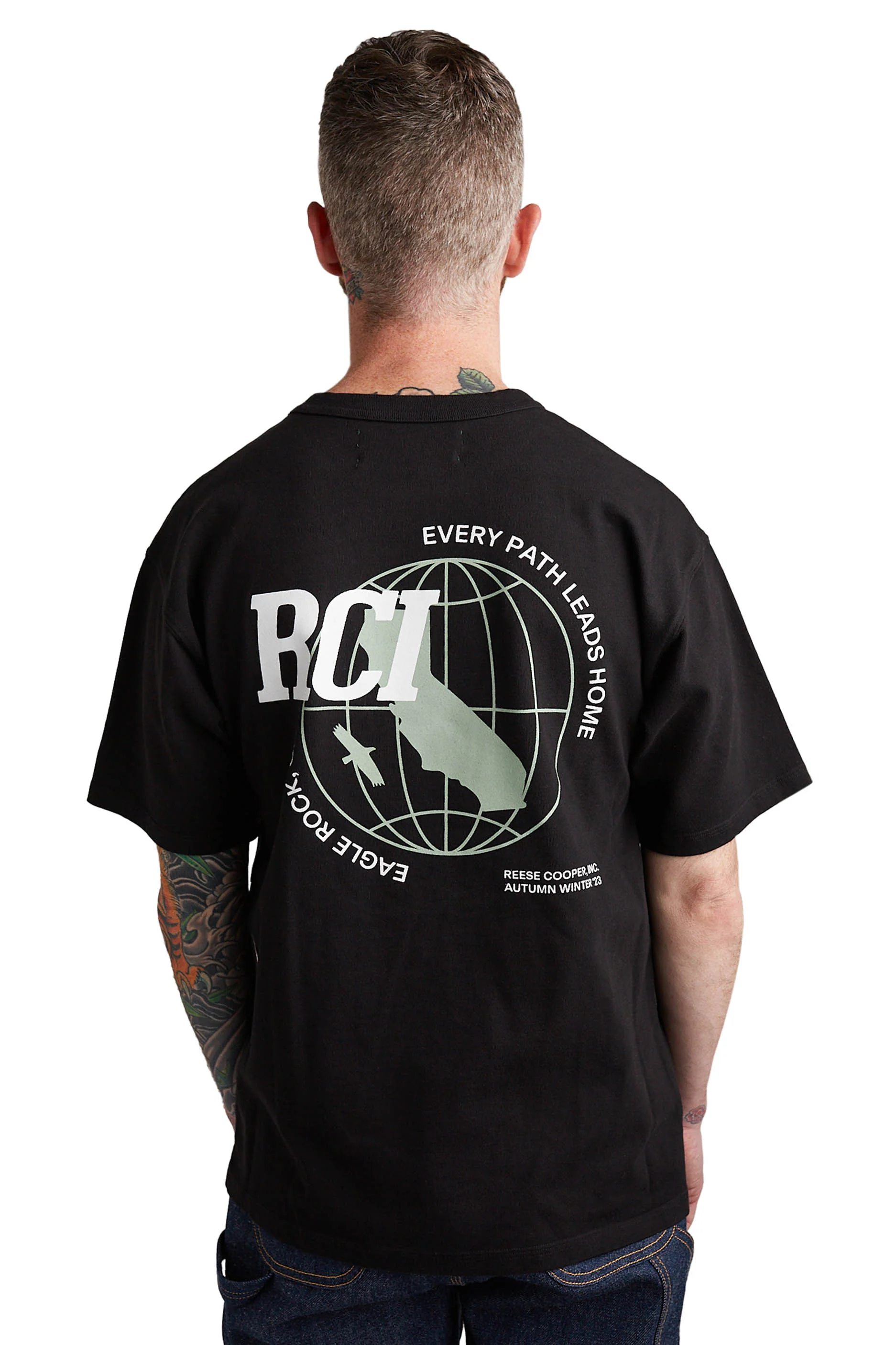 Reese Cooper Every Path Leads Home Tee 'Black' - Image 3