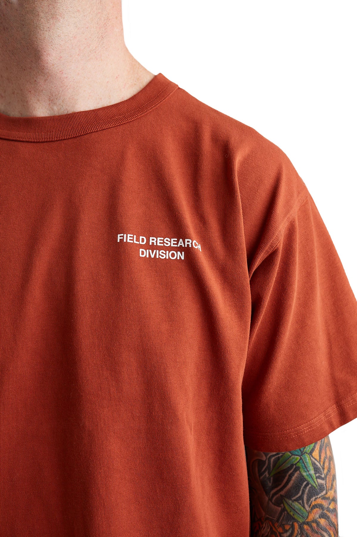 Reese Cooper Field Research Division Tee 'Burnt Orange' - Image 4