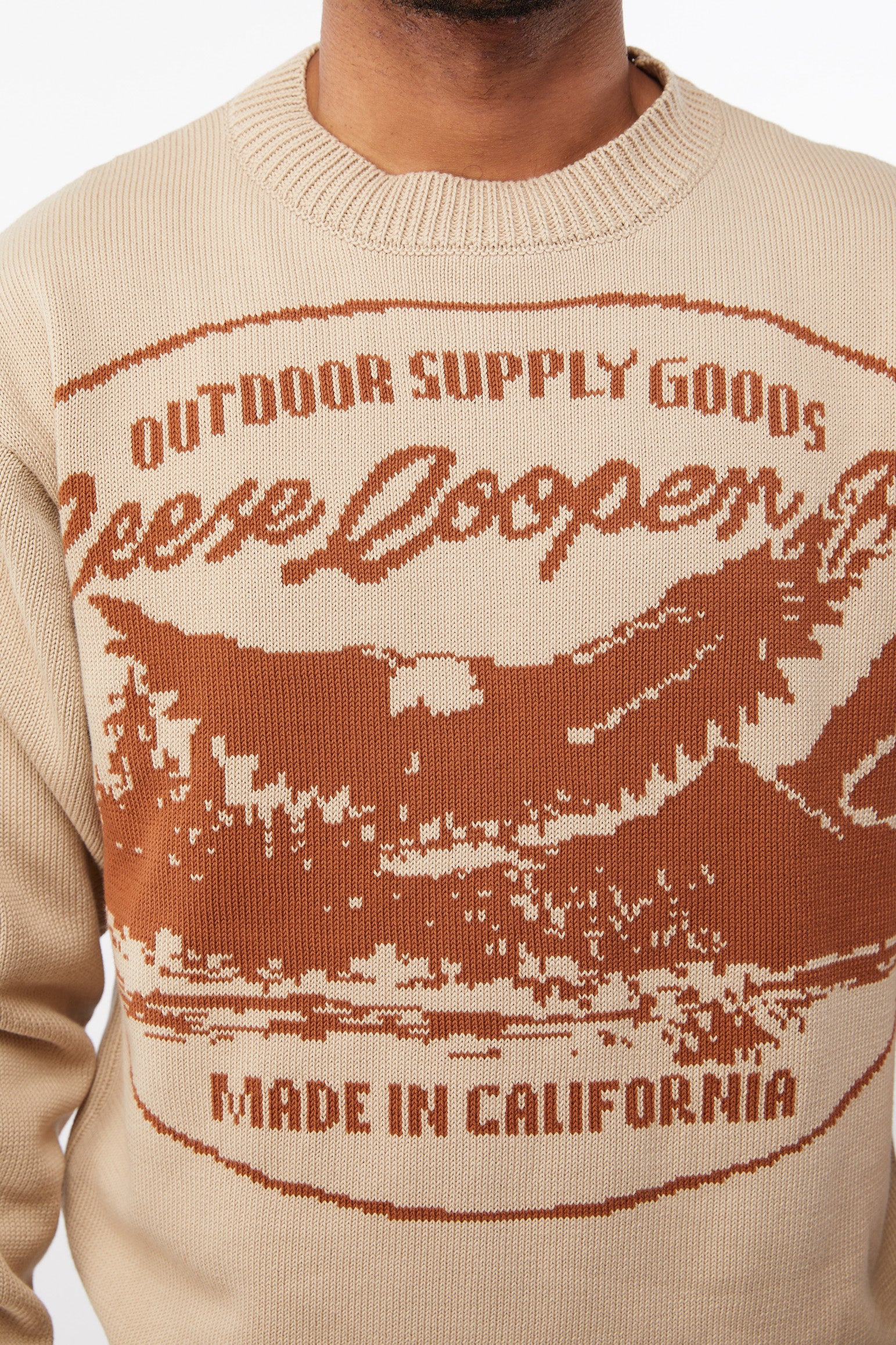 Reese Cooper Outdoor Supply Sweater 'Natural' - Image 4