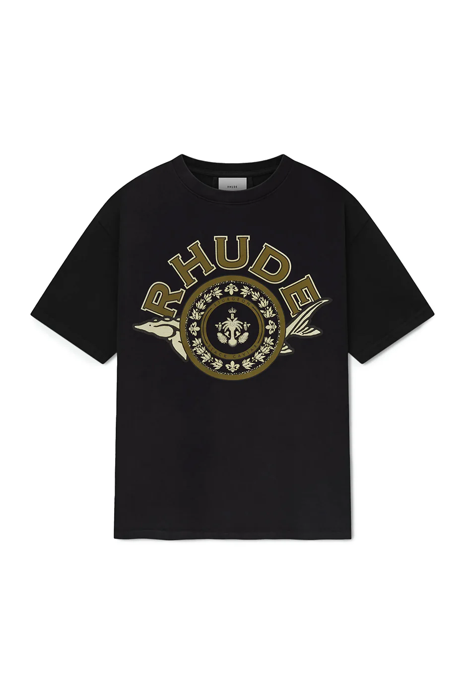 RHUDE Black Caviar Tee 'Vintage Black'