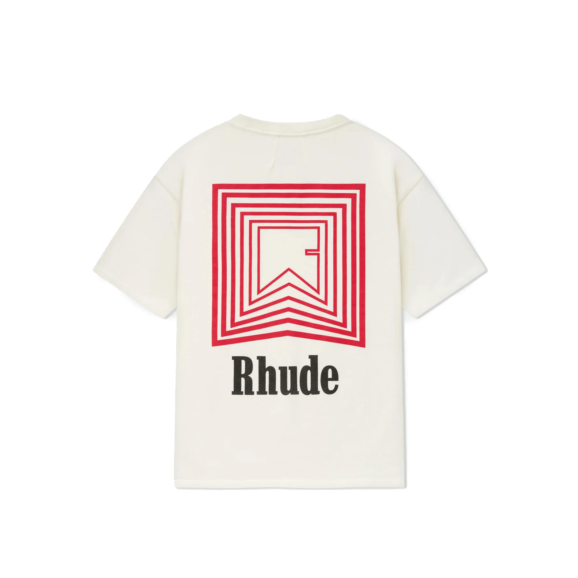 Rhude Chevron Repeat Tee 'Vintage White' - Image 2