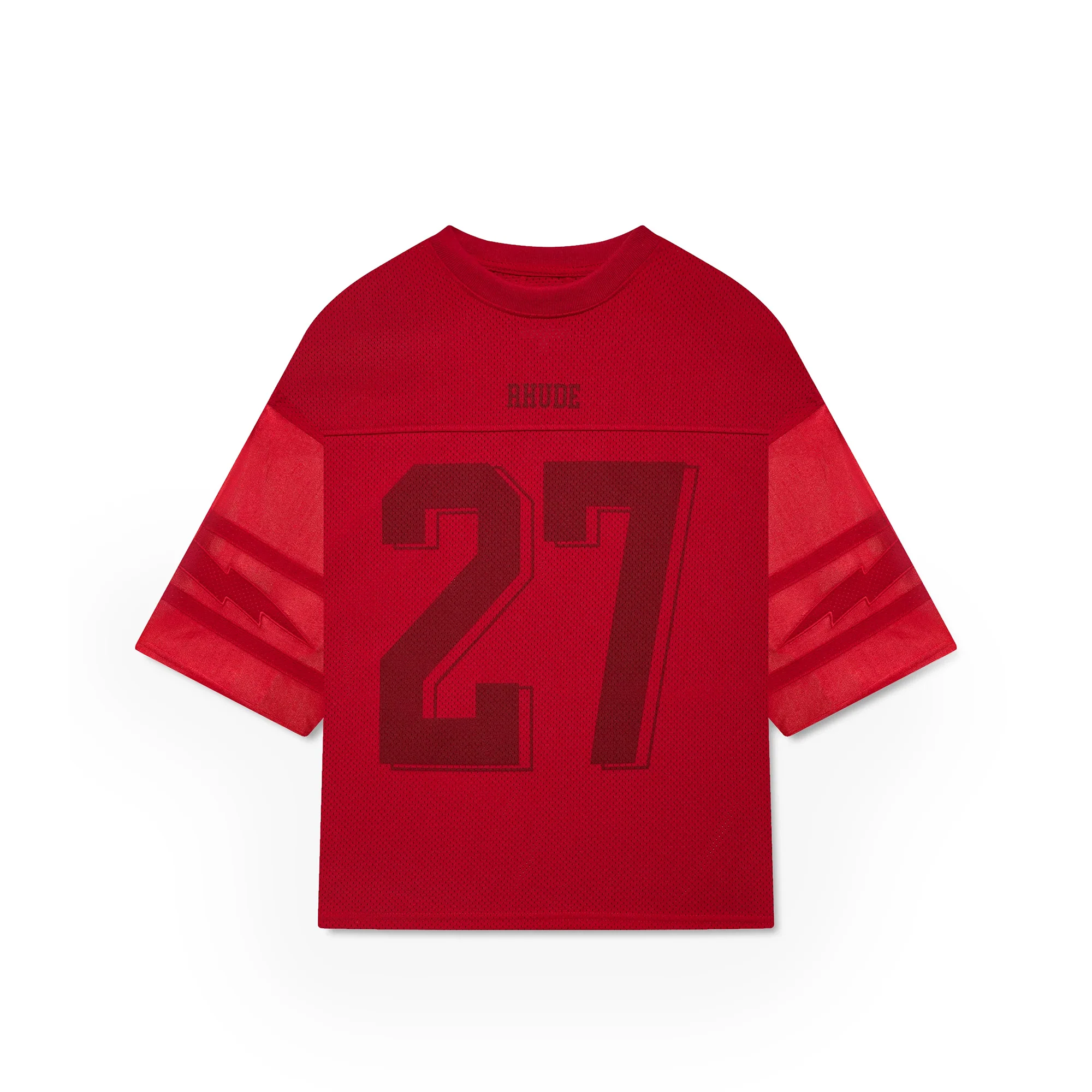 Rhude Lightning Football Jersey 'Red'