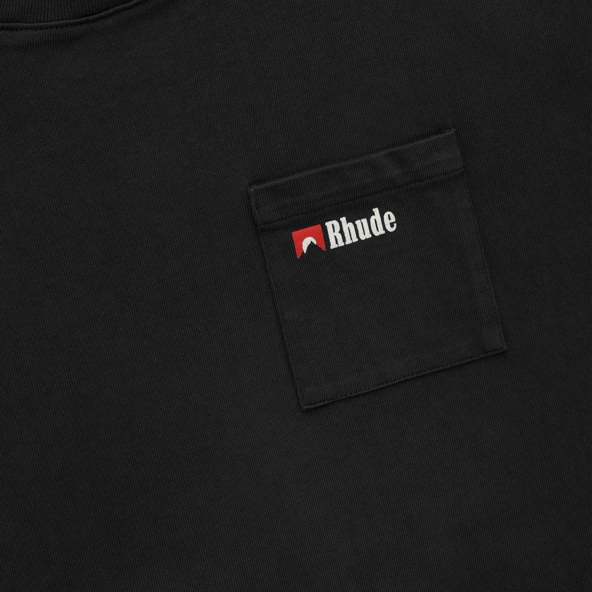 Rhude Moonlight Wolf Pocket Tee 'Vintage Black' - Image 3