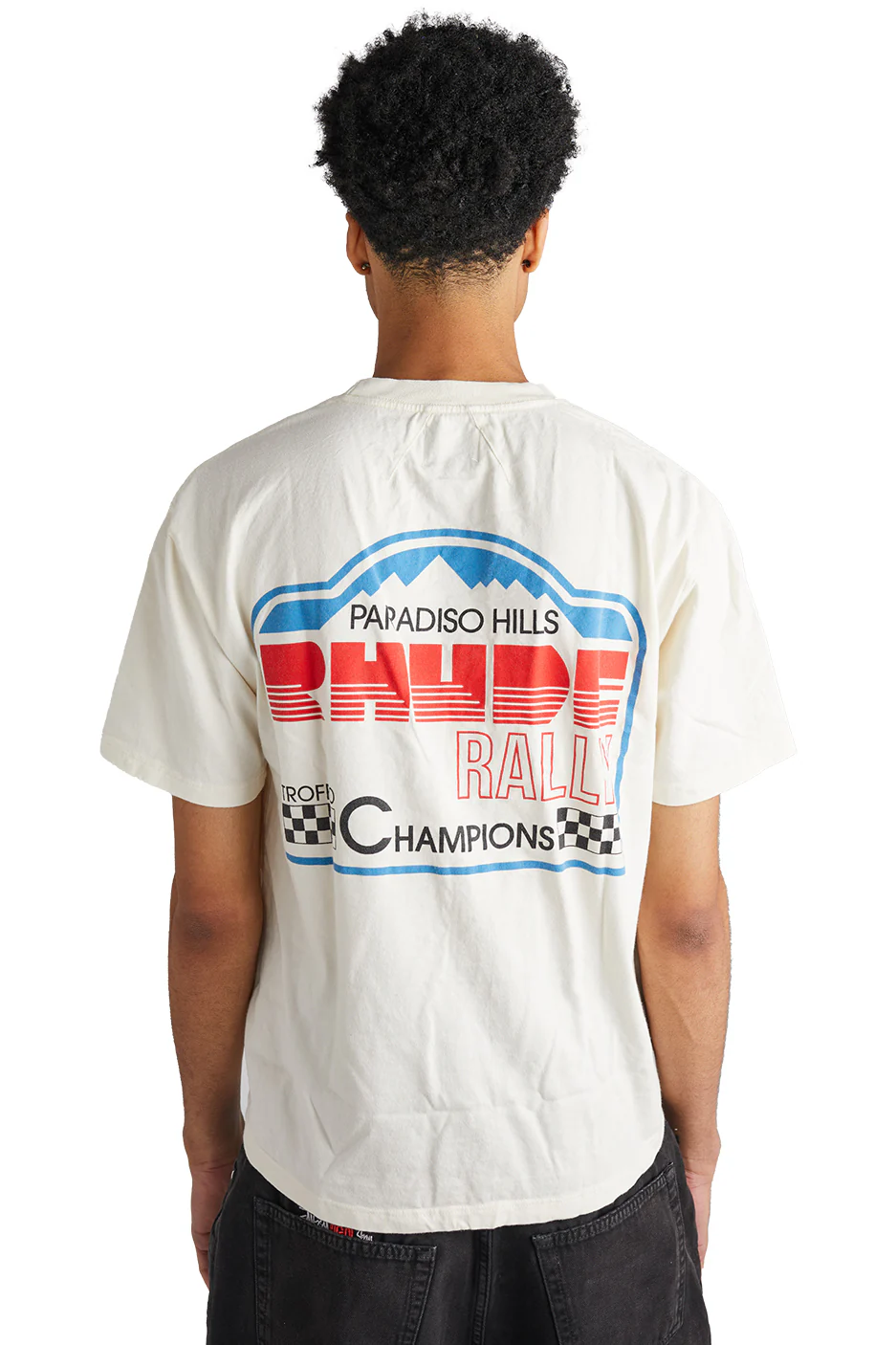 Rhude Paradiso Rally Tee 'VTG White' - Image 3