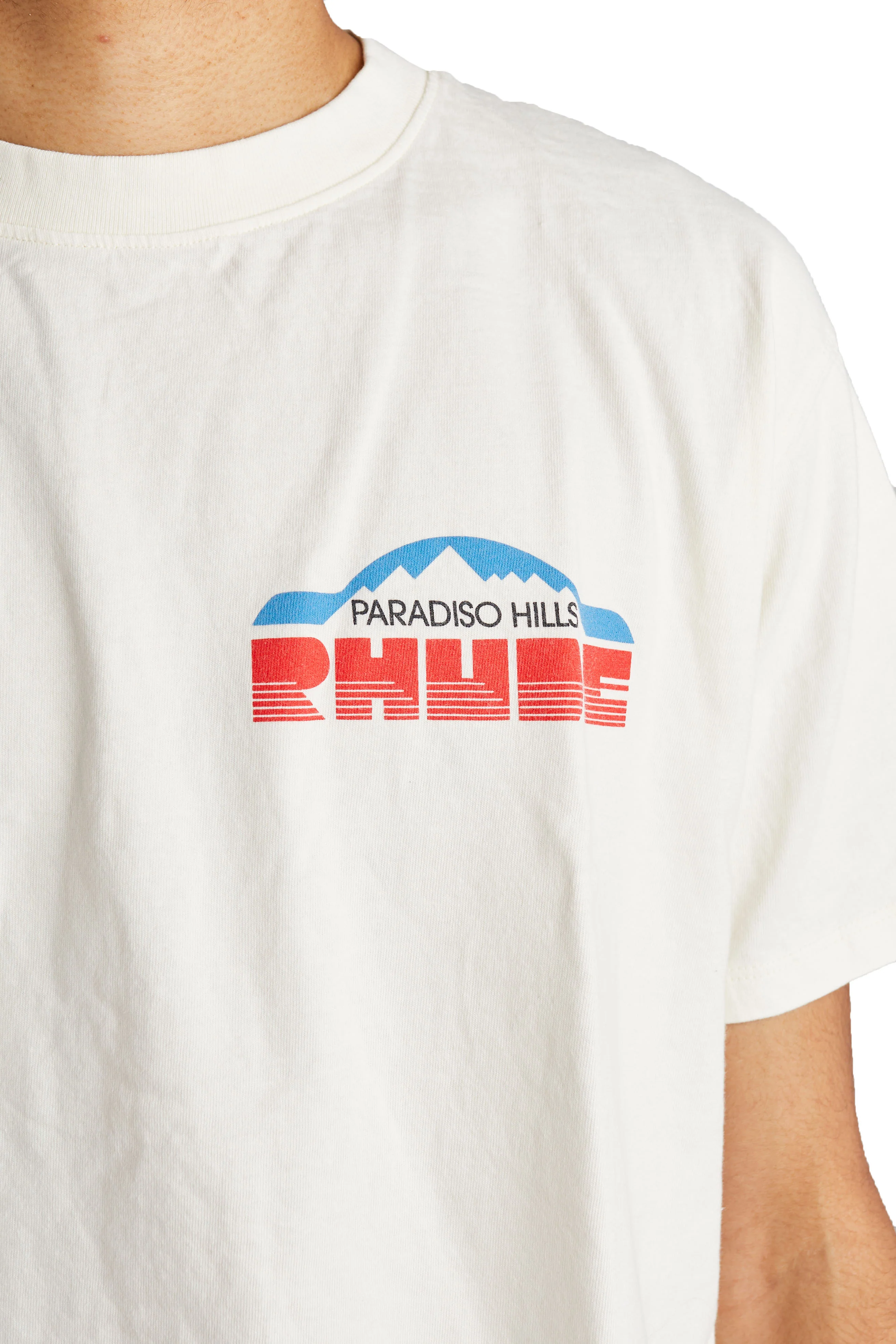 Rhude Paradiso Rally Tee 'VTG White' - Image 4