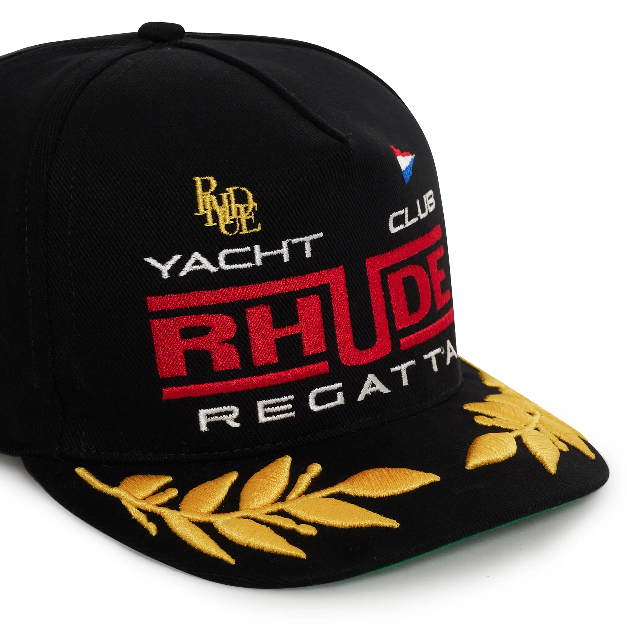 Rhude Regatta Club Hat 'Black/White' - Image 3