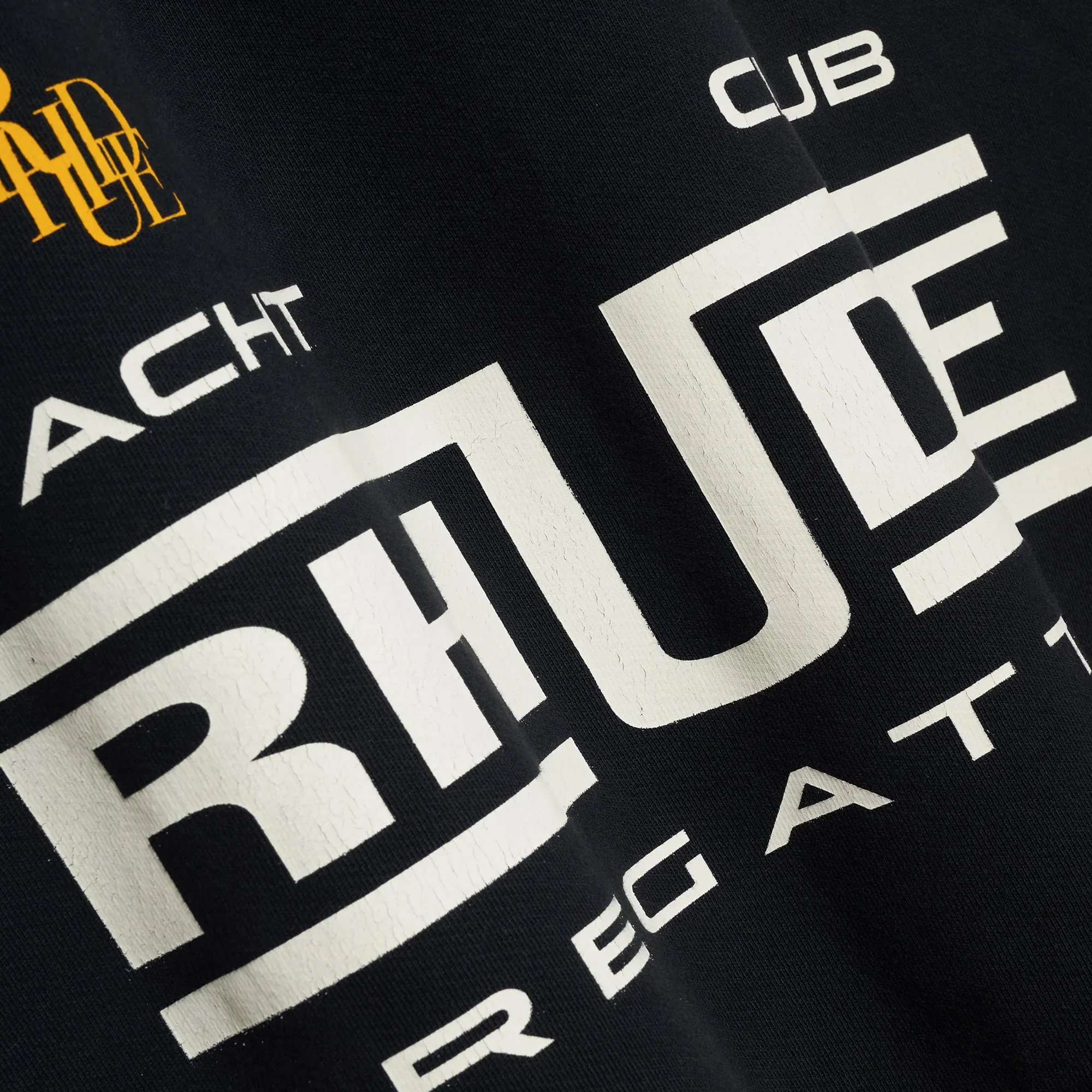 Rhude Regatta Club Hoodie 'Vintage Black' - Image 3