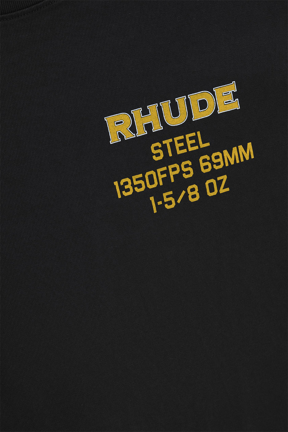 Rhude Steel LS Tee 'Black' - Image 3