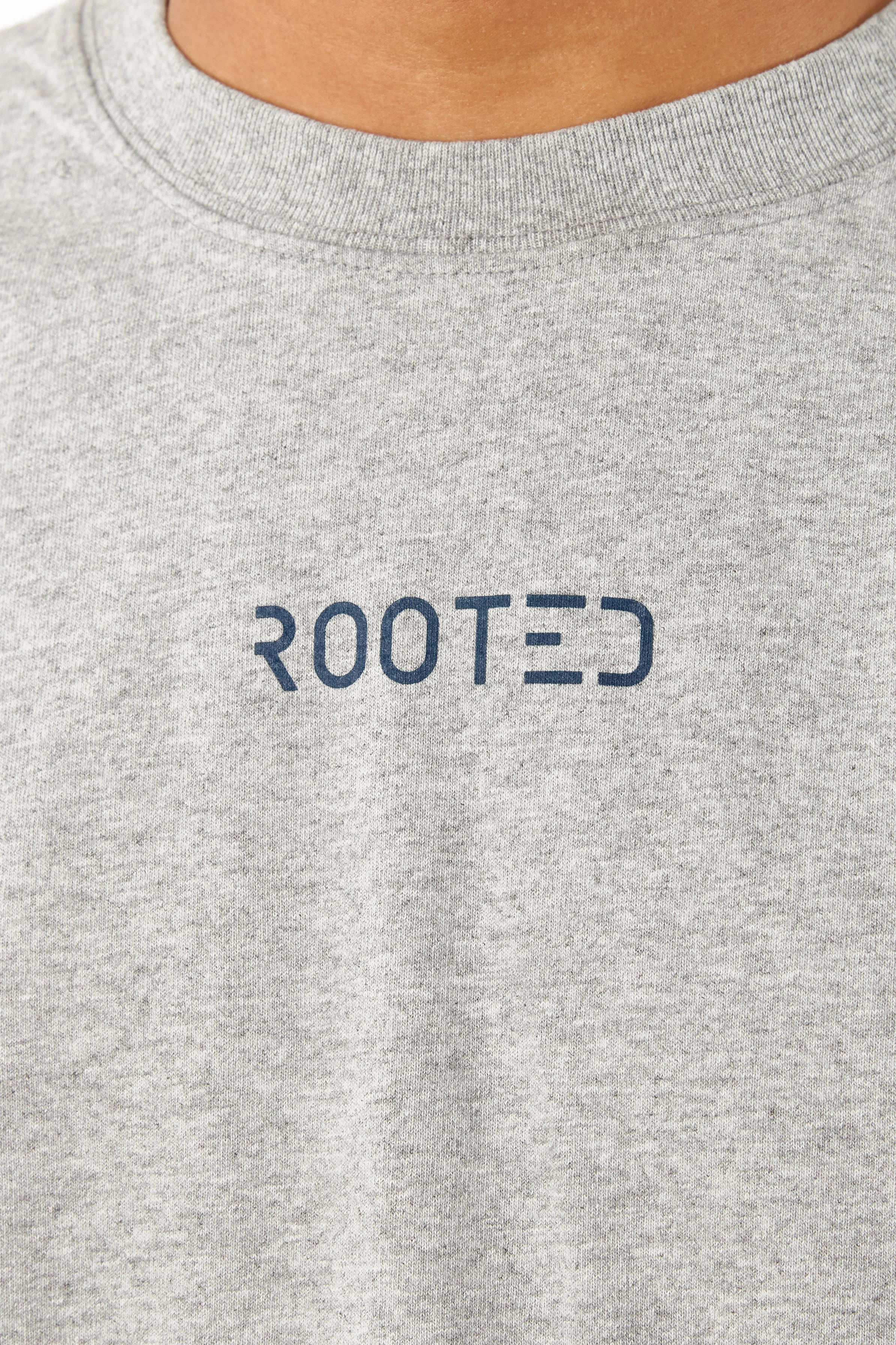 ROOTED Shop Tee 'Grey' - Image 4