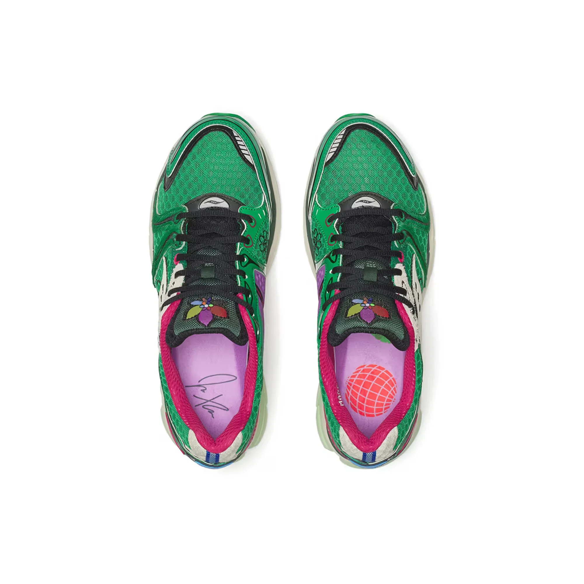 Saucony x Jae Tips Progrid Triumph 4 'Fern' - Image 3