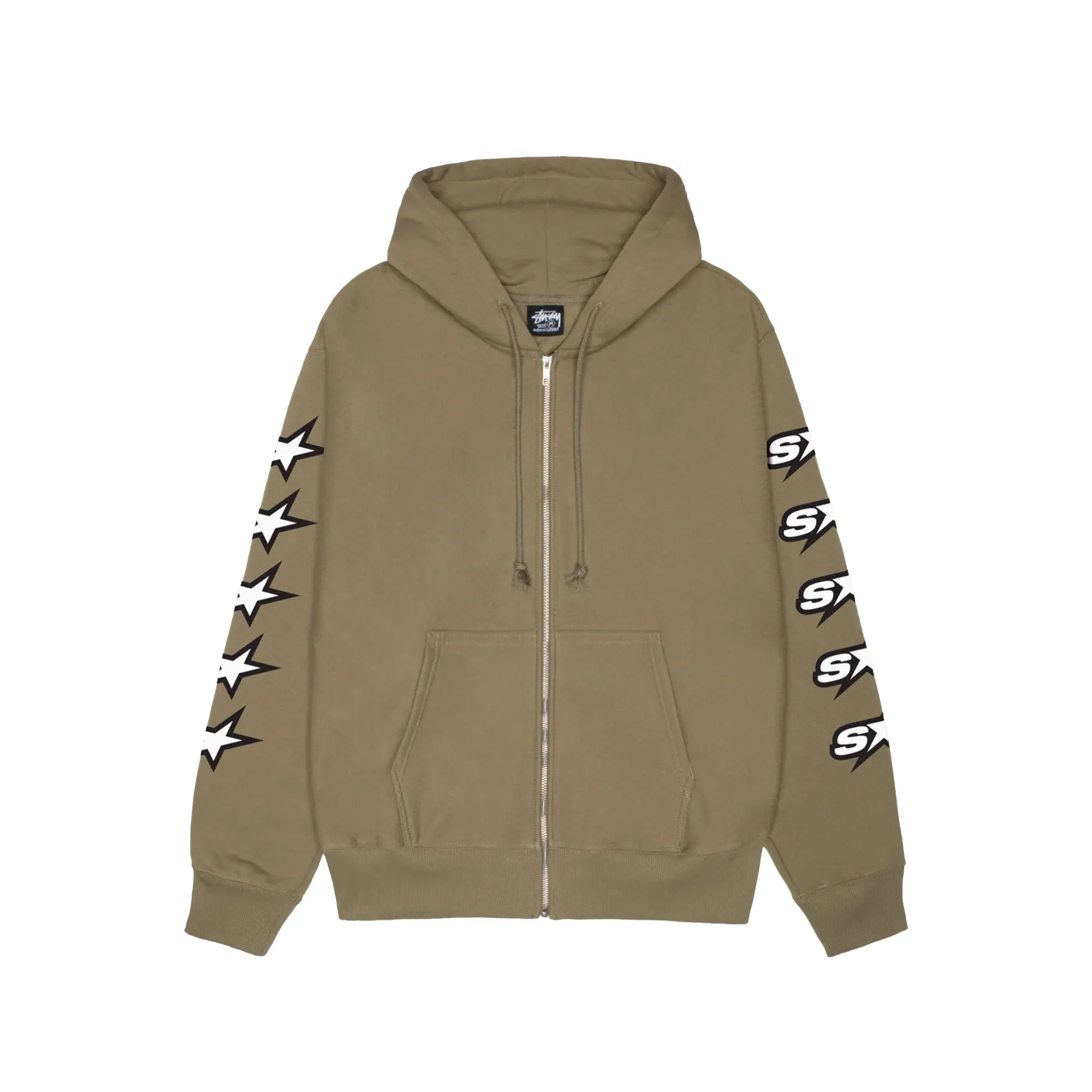 Stussy Speedway Zip Hoodie 'Army'