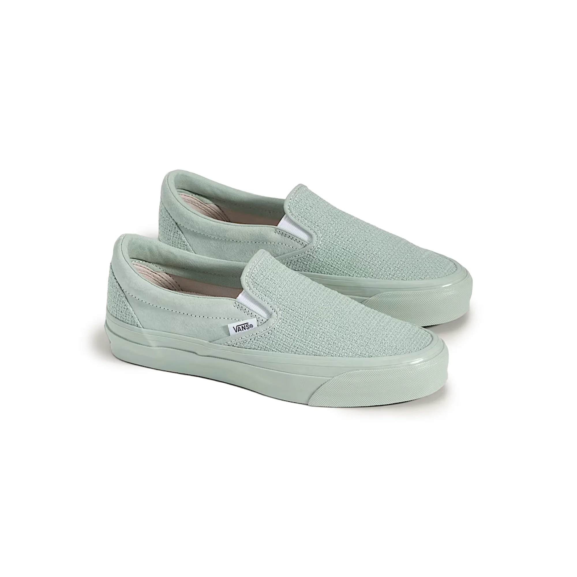 Vans FU LX Classic Slip-On 98 Tweed 'Grey Olive' - Image 2