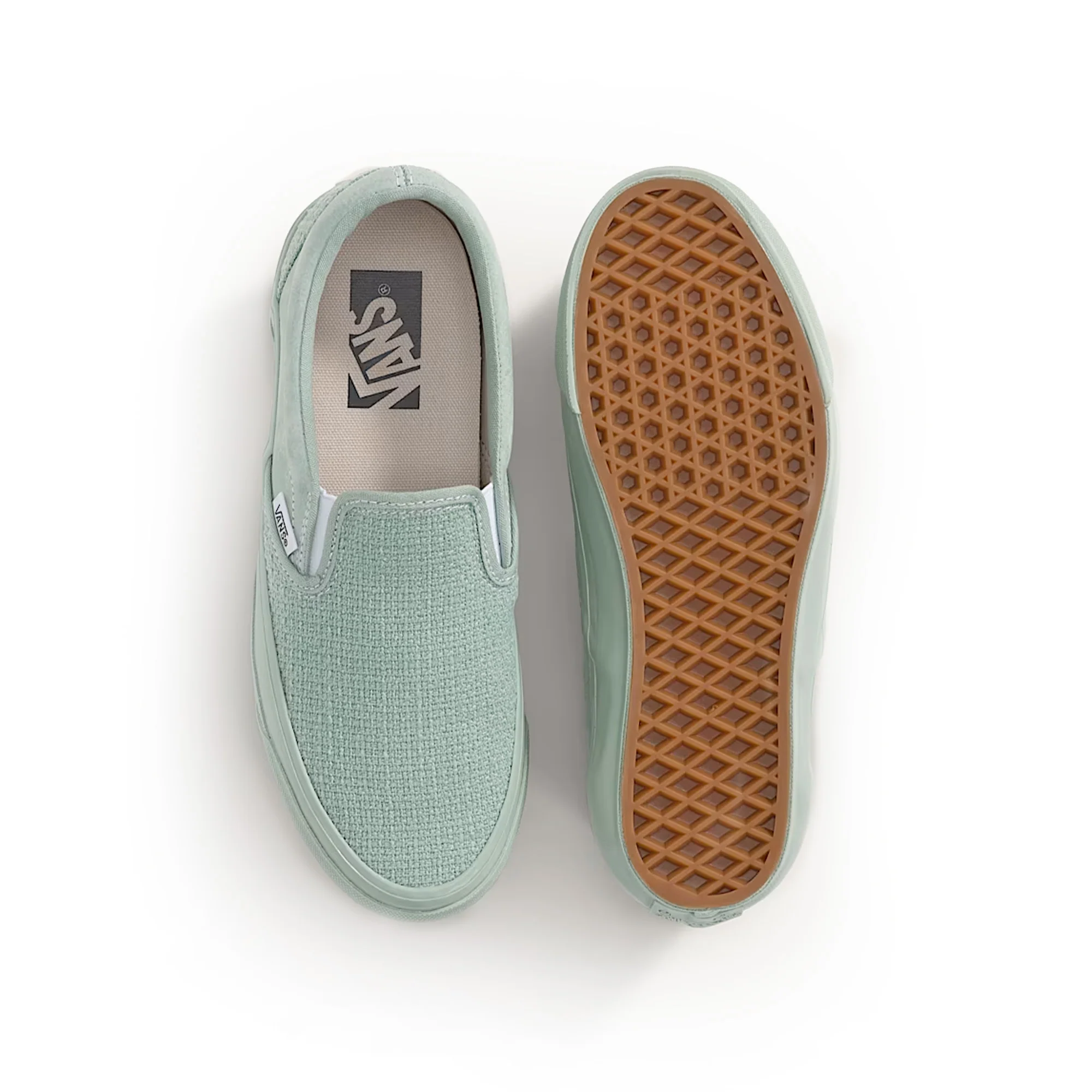Vans FU LX Classic Slip-On 98 Tweed 'Grey Olive' - Image 3