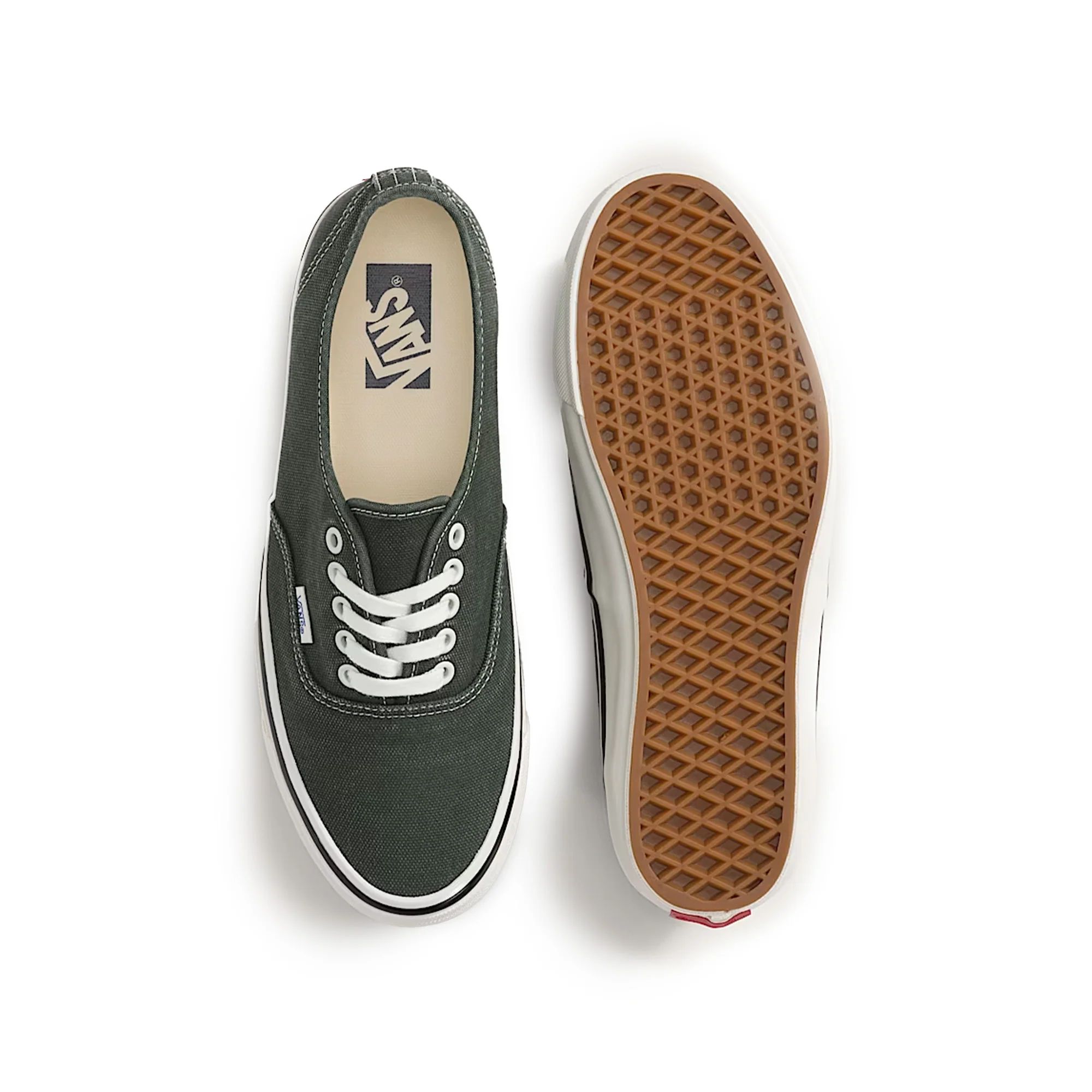 Vans LX Authentic 44 Duck Canvas 'Kelp' - Image 3