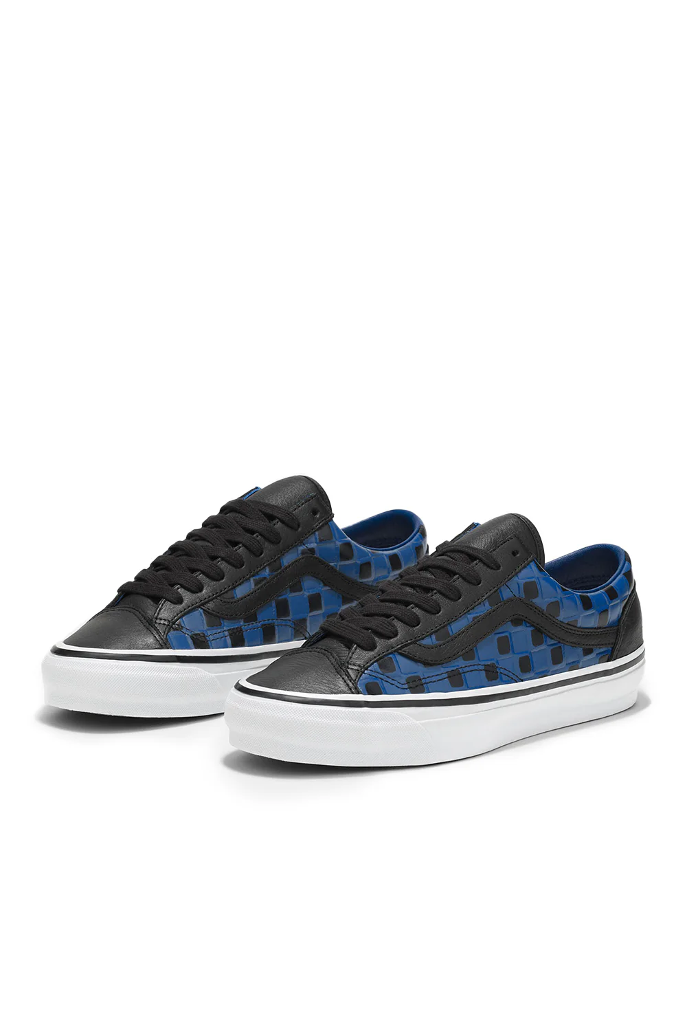 Vans OTW Old Skool 36 Vibram Leather Check 'Blue/Black' - Image 2