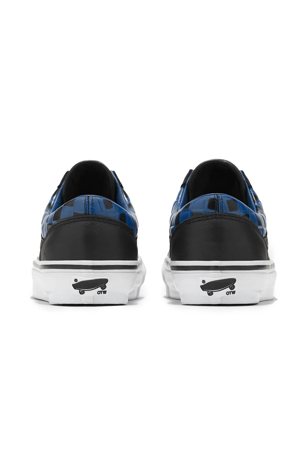 Vans OTW Old Skool 36 Vibram Leather Check 'Blue/Black' - Image 4