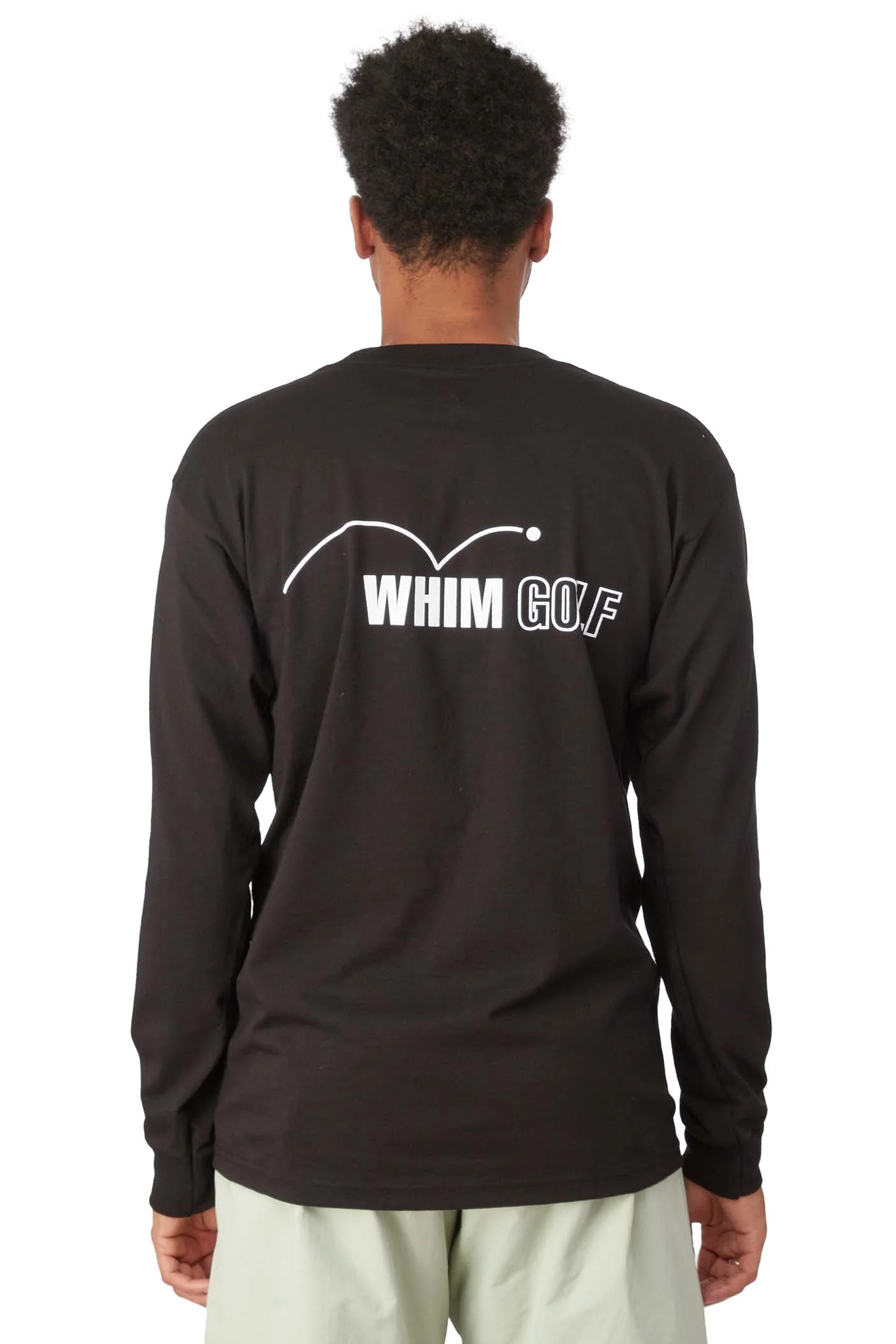 WHIM Mens Bouncing Ball LS Tee 'Black' - Image 3