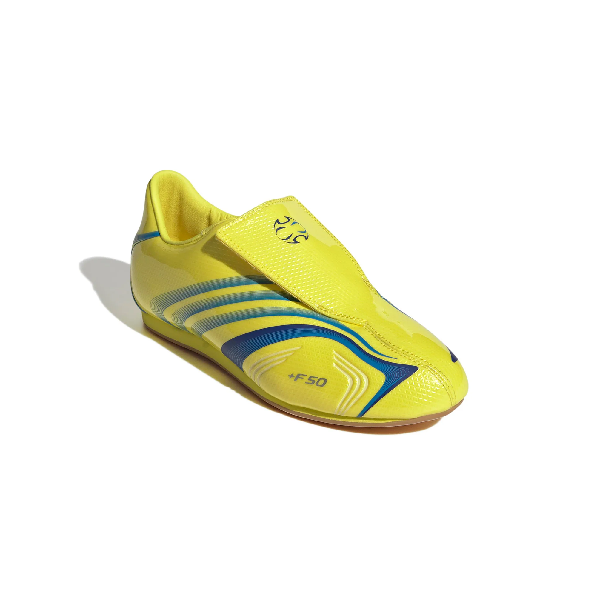 Womens adidas Taekwondo F50 'Bright Yellow/Bright Blue' - Image 2