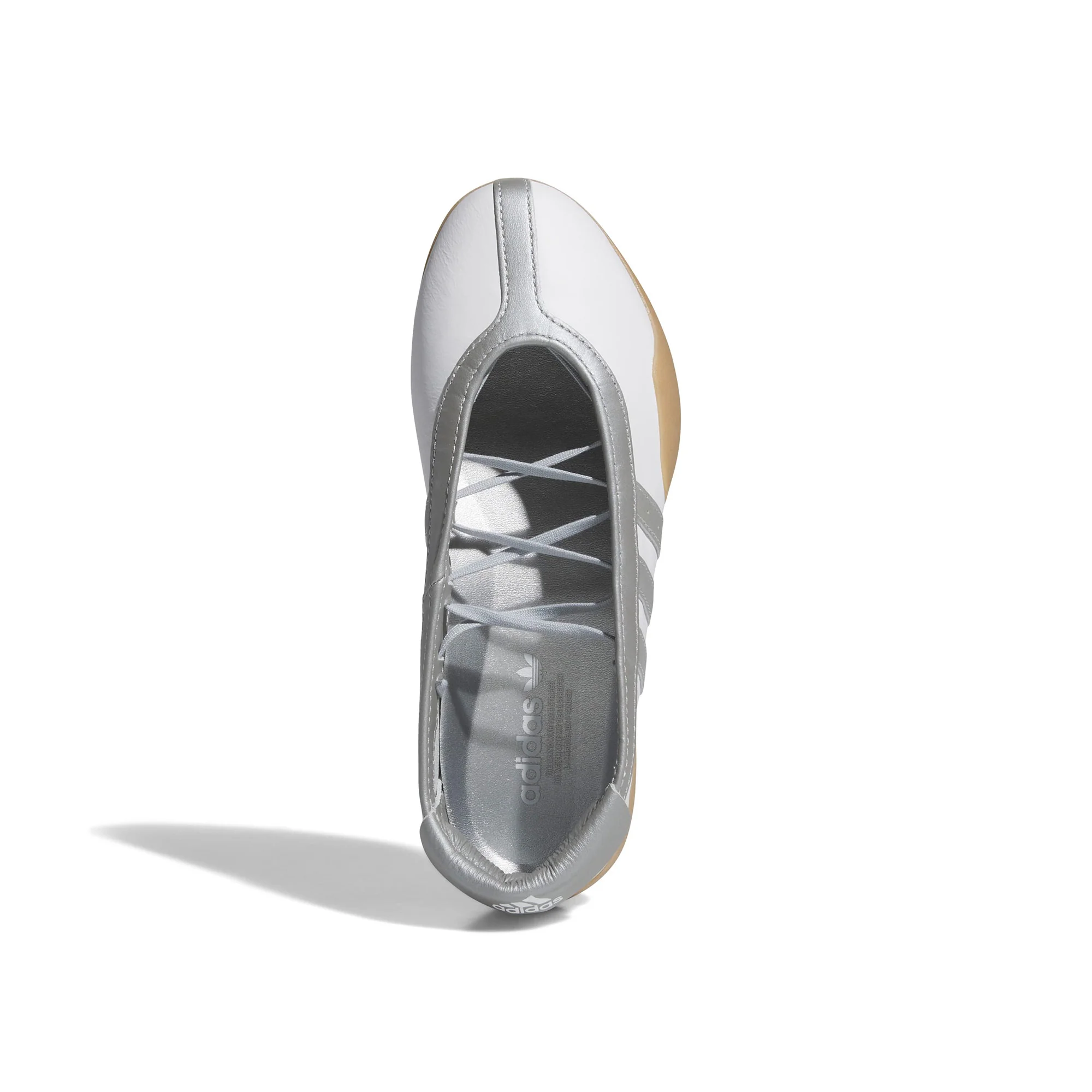 Womens adidas Taekwondo Mei Ballet 'Footwear White/Metallic Silver' - Image 3