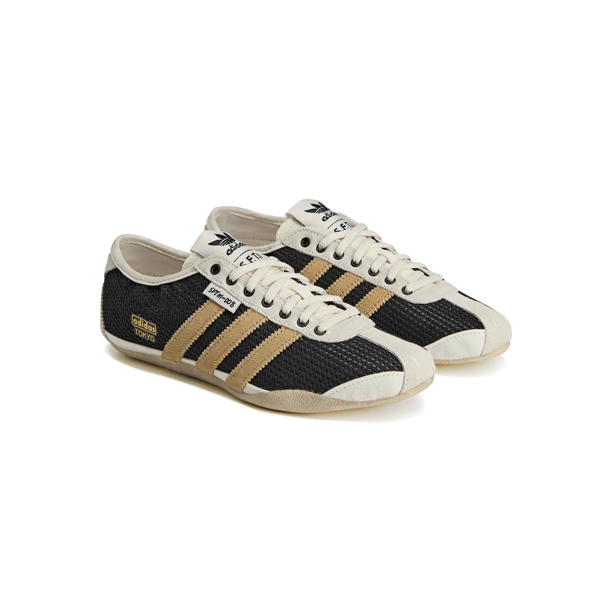 Womens adidas x SFTM Tokyo 'Black/Beige Tone' - Image 2