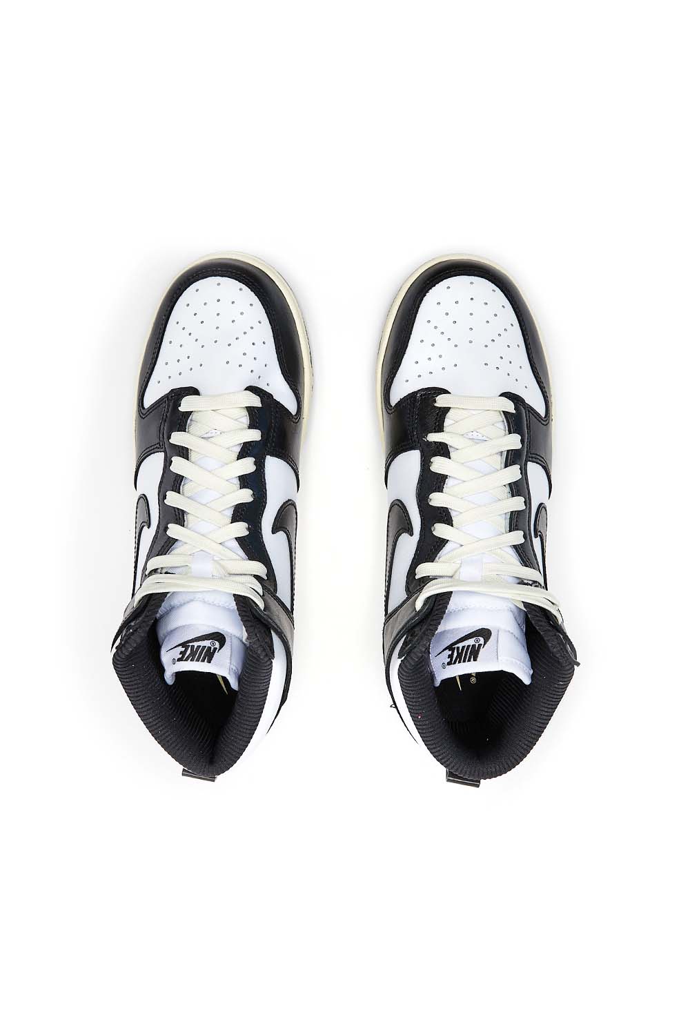 Womens Nike Dunk High 'White/Black/Coconut' - Image 3