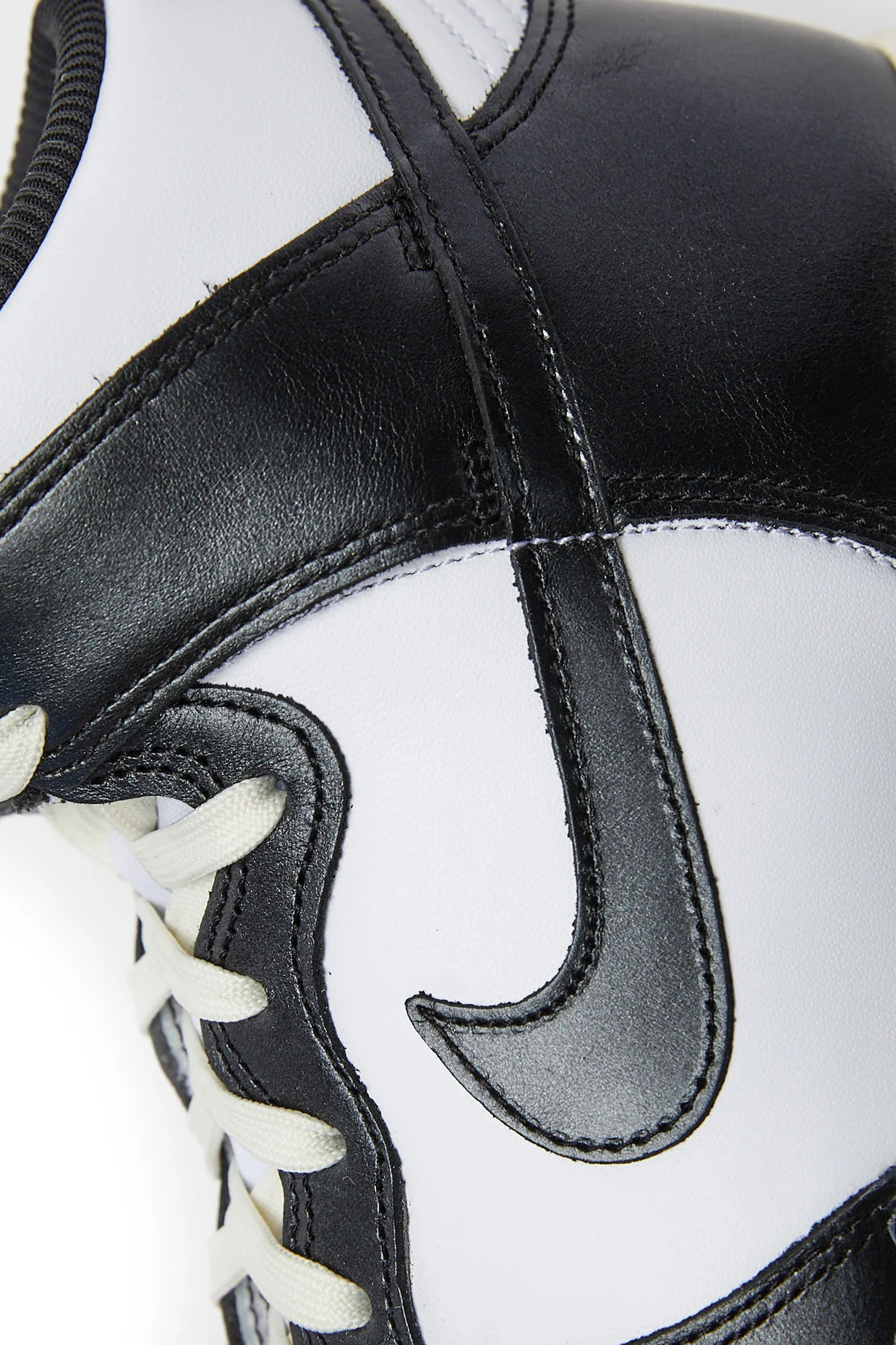 Womens Nike Dunk High 'White/Black/Coconut' - Image 4