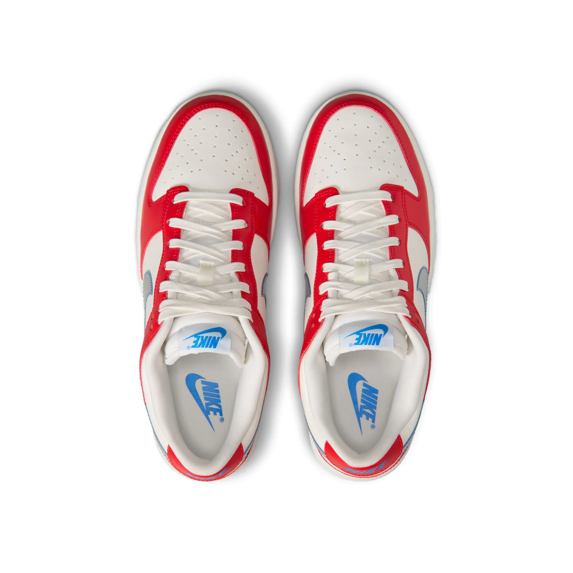 Womens Nike Dunk Low 'Action Red/Multi' - Image 3