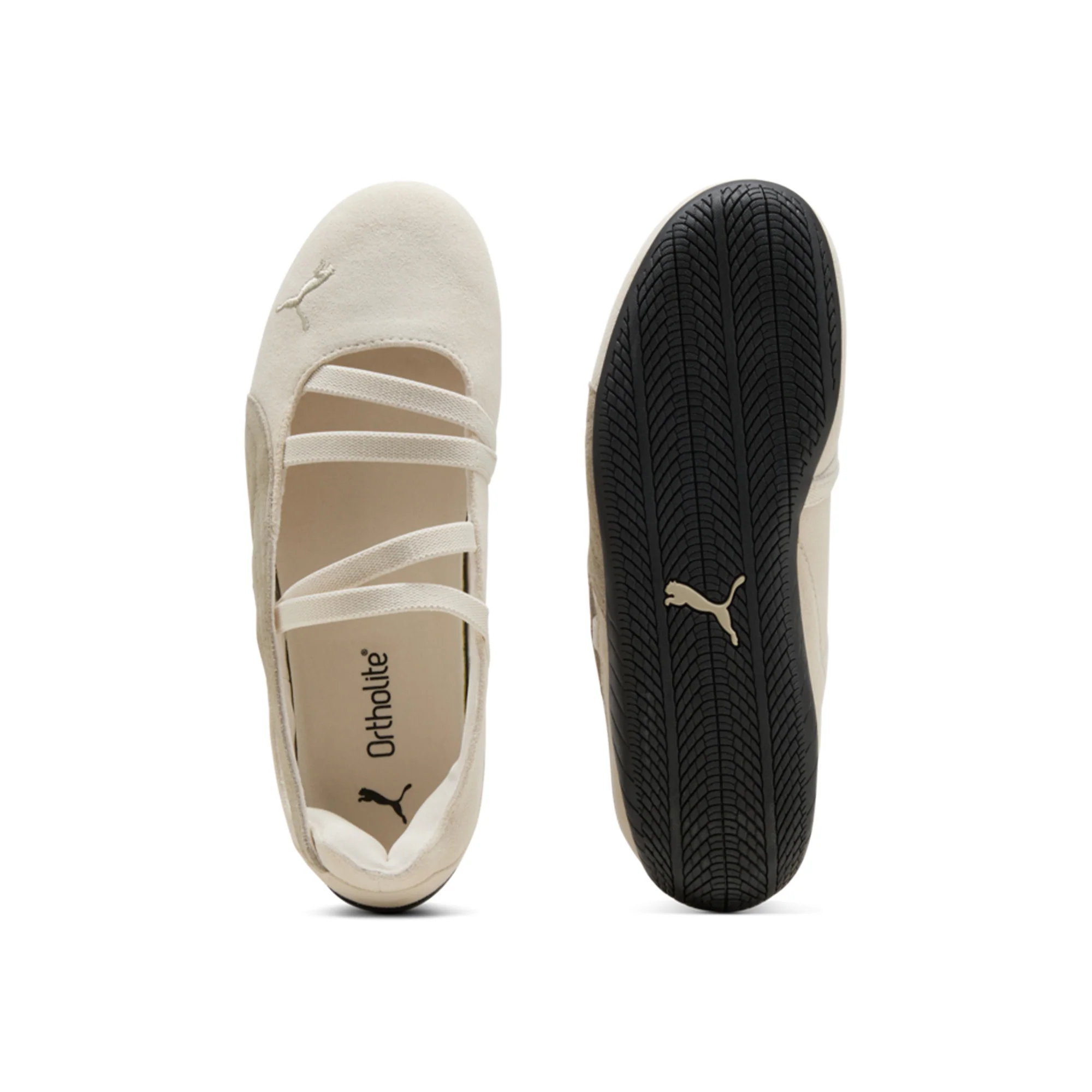 Womens Puma Speedcat Ballet SD 'Alpine White/Black' - Image 3