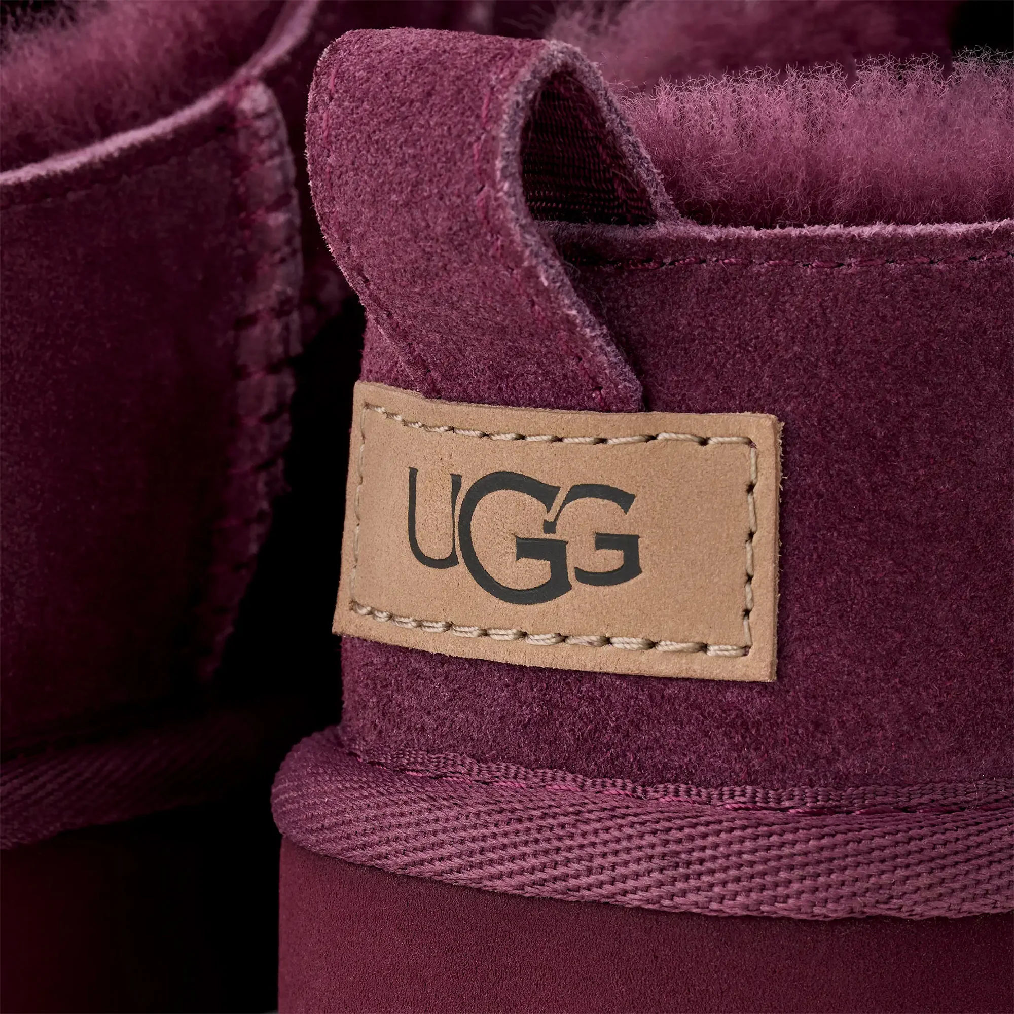 Womens UGG Classic Micro 'Burnt Magenta' - Image 4