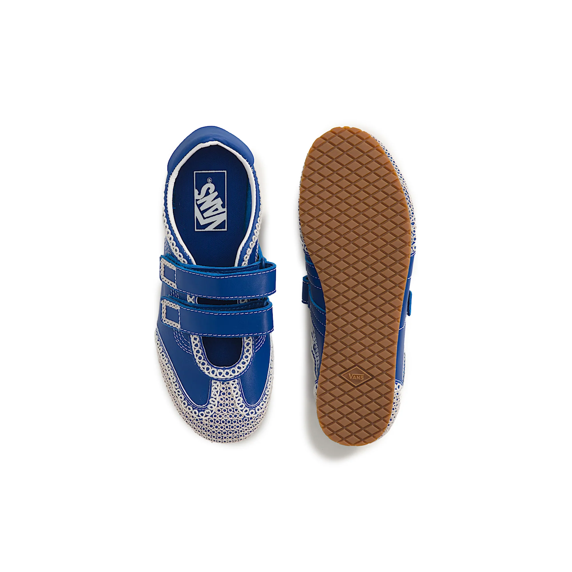 Womens Vans OTW FU LX Mary Jane Slip 'Embroidered Blue/Marshmallow' - Image 3
