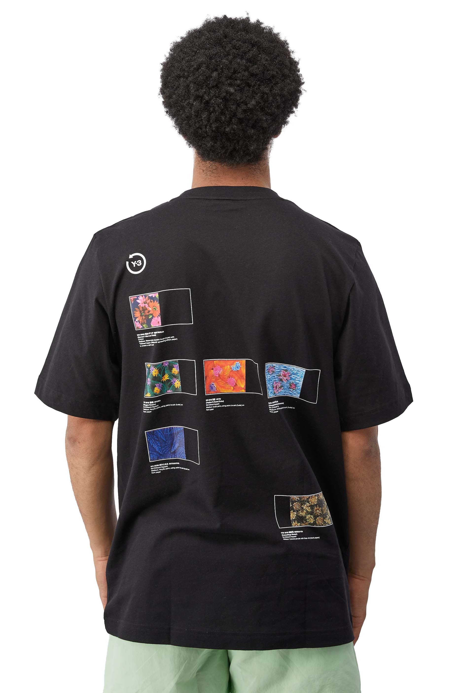 Y-3 Index Tee 'Black' - Image 3
