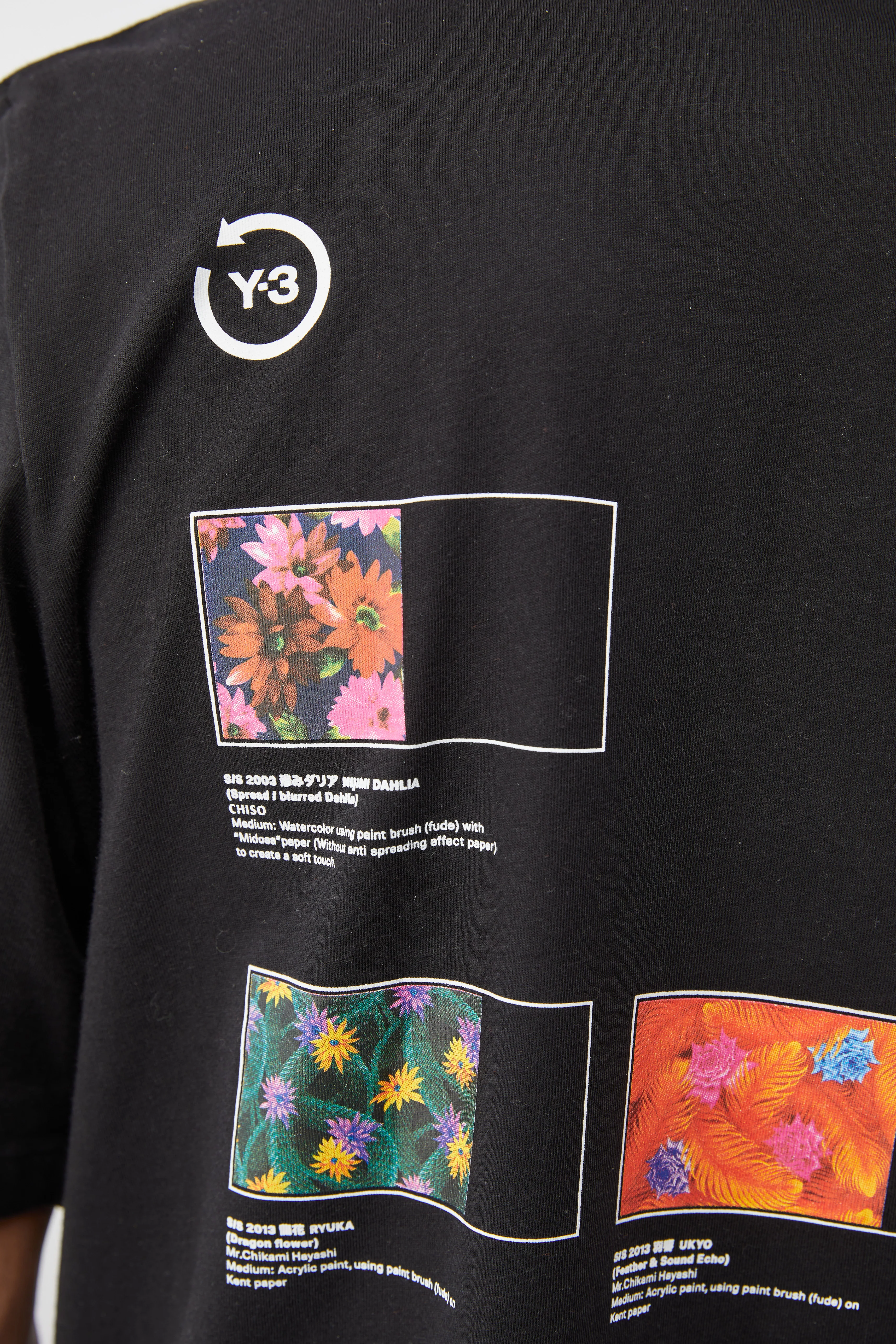 Y-3 Index Tee 'Black' - Image 4